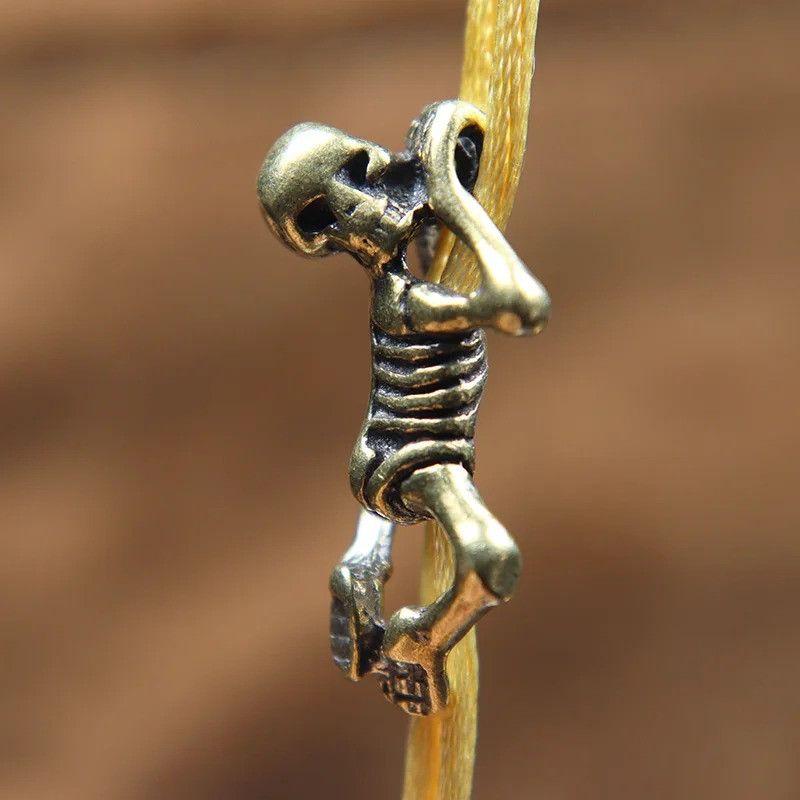 Handmade 3Pcs Skeleton Body Knife Beads Paracord Bead Zipper Umbrella Size ONE SIZE - 2 Thumbnail