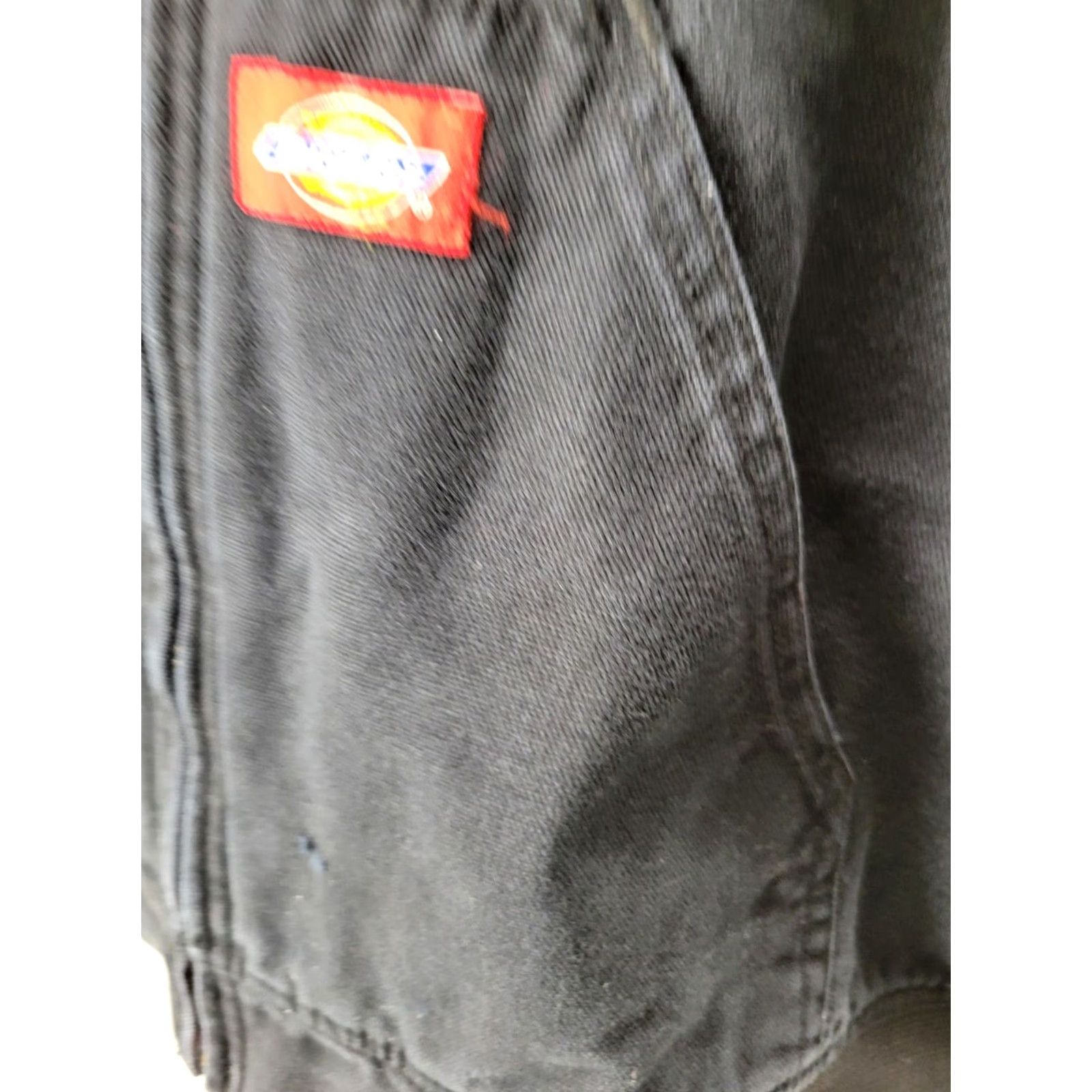 Dickies VINTAGE Dickies Jacket Canvas Hooded Quilted Lined Heavyweight 2XL Black Mens Regular Zip Short Size US XXL / EU 58 / 5 - 4 Thumbnail