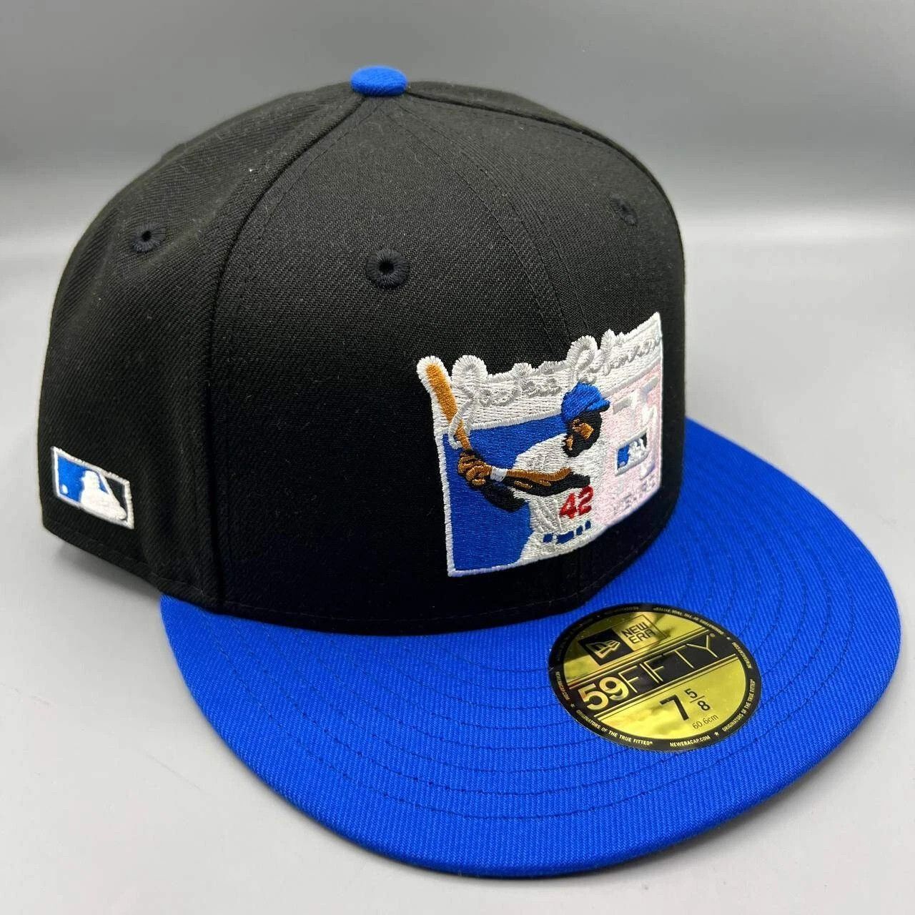 New Era Brooklyn Dodgers Hat Men 7 5/8 Jackie Robinson MLB Fitted Size ONE SIZE - 1 Thumbnail