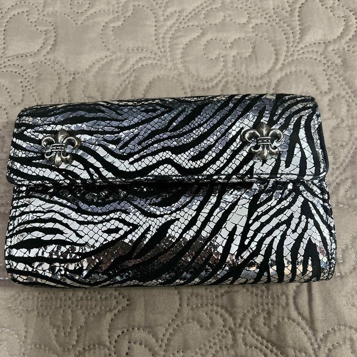 Chrome Hearts CH Metallic Zebra Dinner Purse Size ONE SIZE - 2 Thumbnail