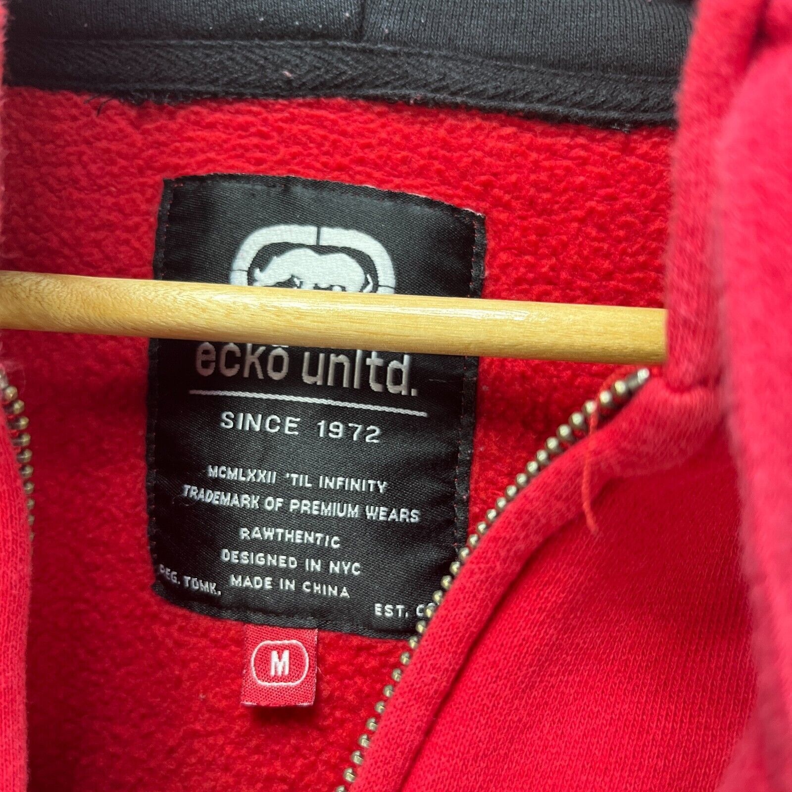 Vintage Vintage Y2K Echo UNLTD Zip Up Hoodie Baggy Medium Skater Size US M / EU 48-50 / 2 - 5 Thumbnail
