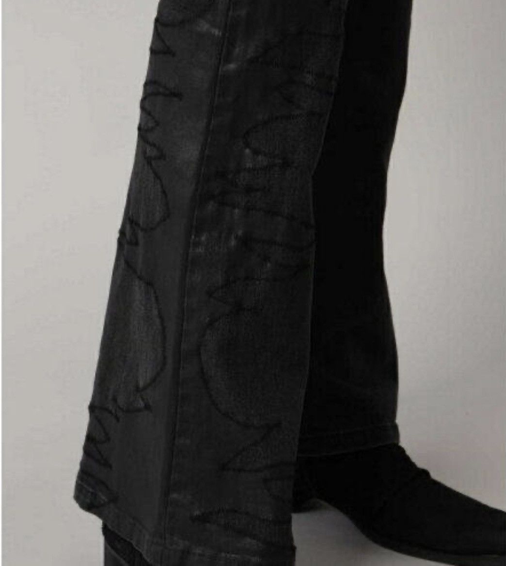 Tornado Mart Tornado Mart Fire Stitch Flare Jeans Size US 33 - 8 Thumbnail