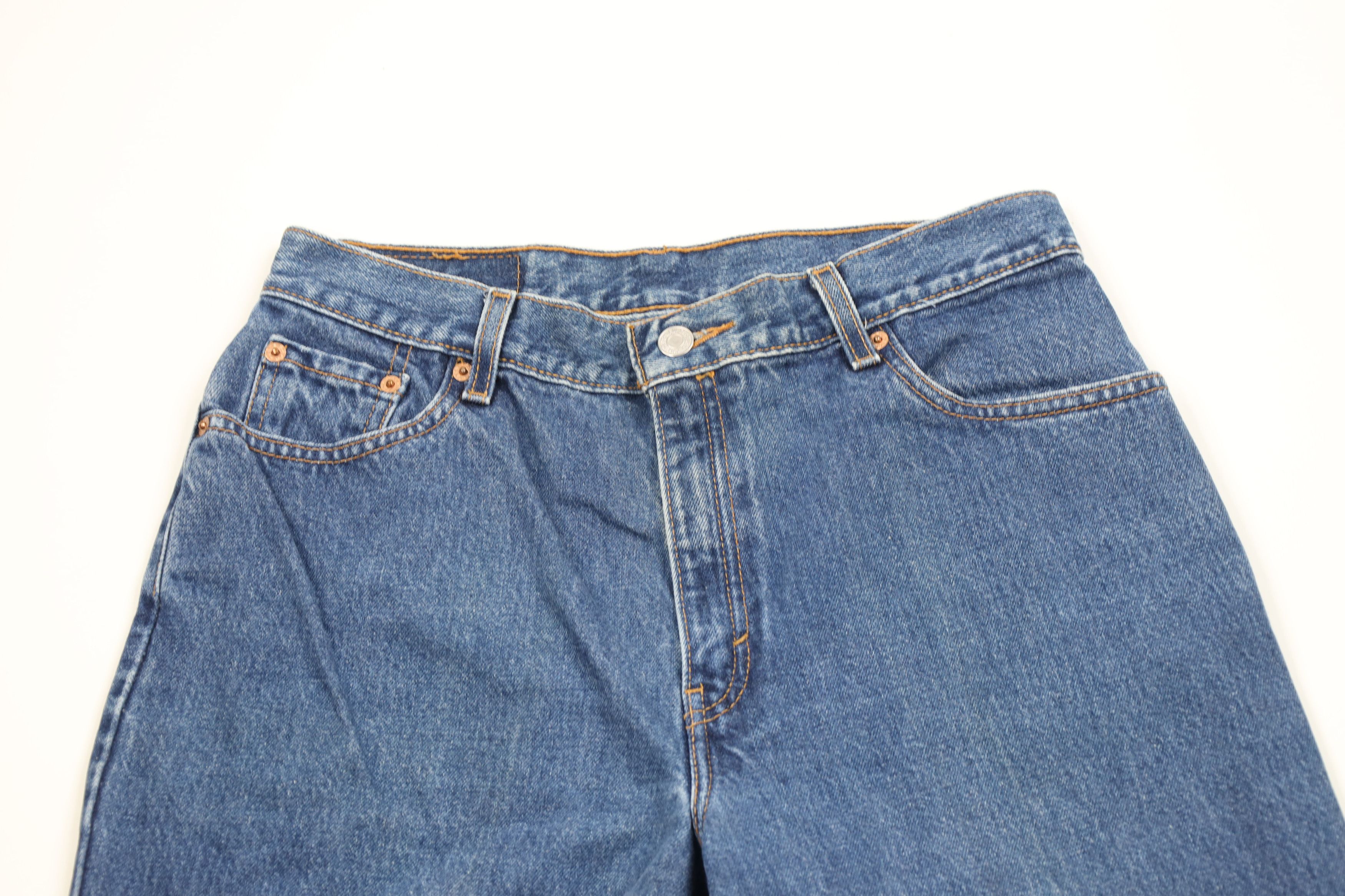 Levi's Vintage Y2K 2000 Levis 550 Fit Tapered Leg Denim Jeans Size 34" / US 12 / IT 48 - 2 Thumbnail