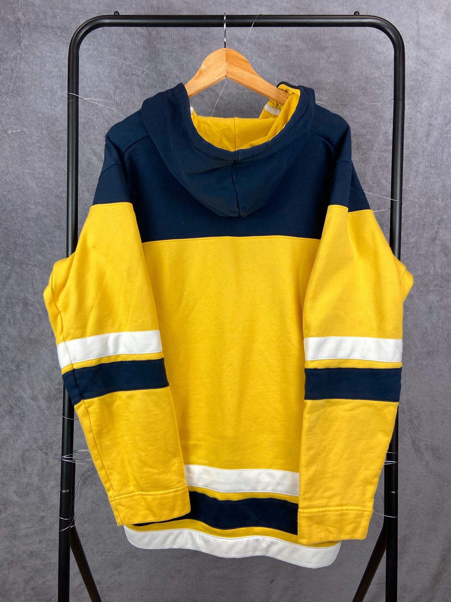 Champion Champion Michigan navy yellow varsity hoodie XL Size US XL / EU 56 / 4 - 6 Thumbnail