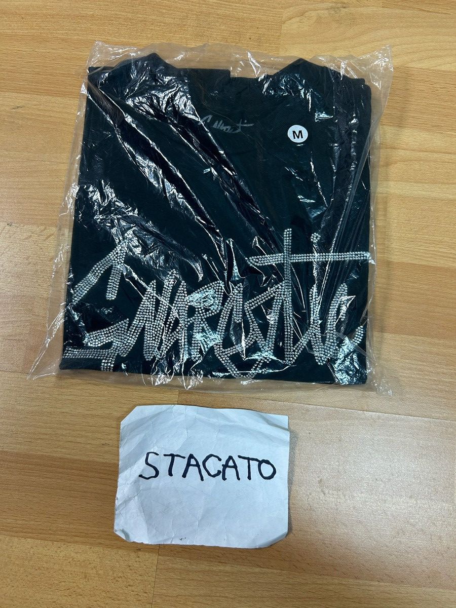 Gnarcotic × Rap Tees Gnarcotic Lil Gnar Rhinestone Logo Tee Black Size US M / EU 48-50 / 2 - 2 Thumbnail