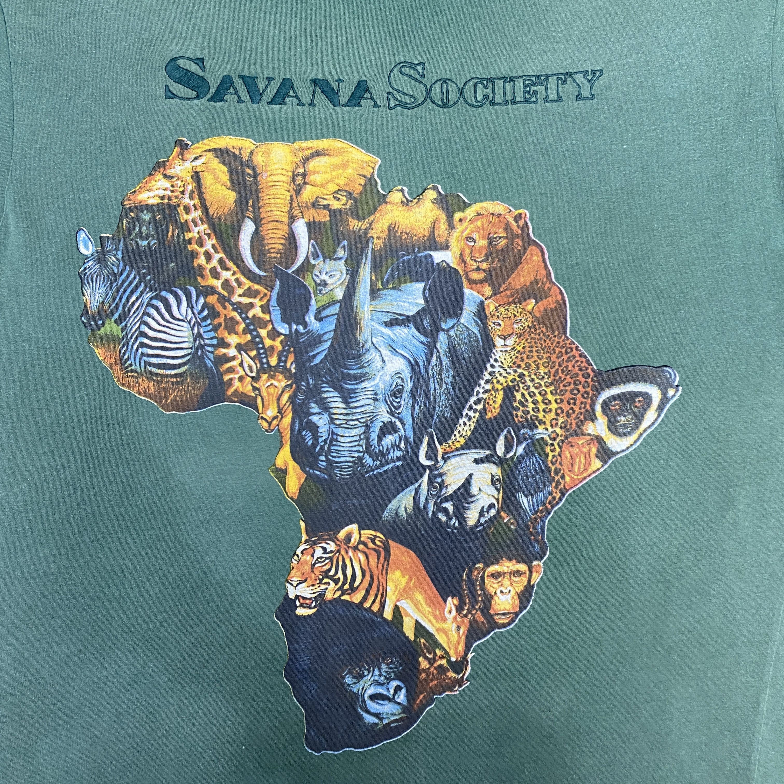 Anime Vintage Savana Society TShirt - J025 Size US XL / EU 56 / 4 - 3 Thumbnail
