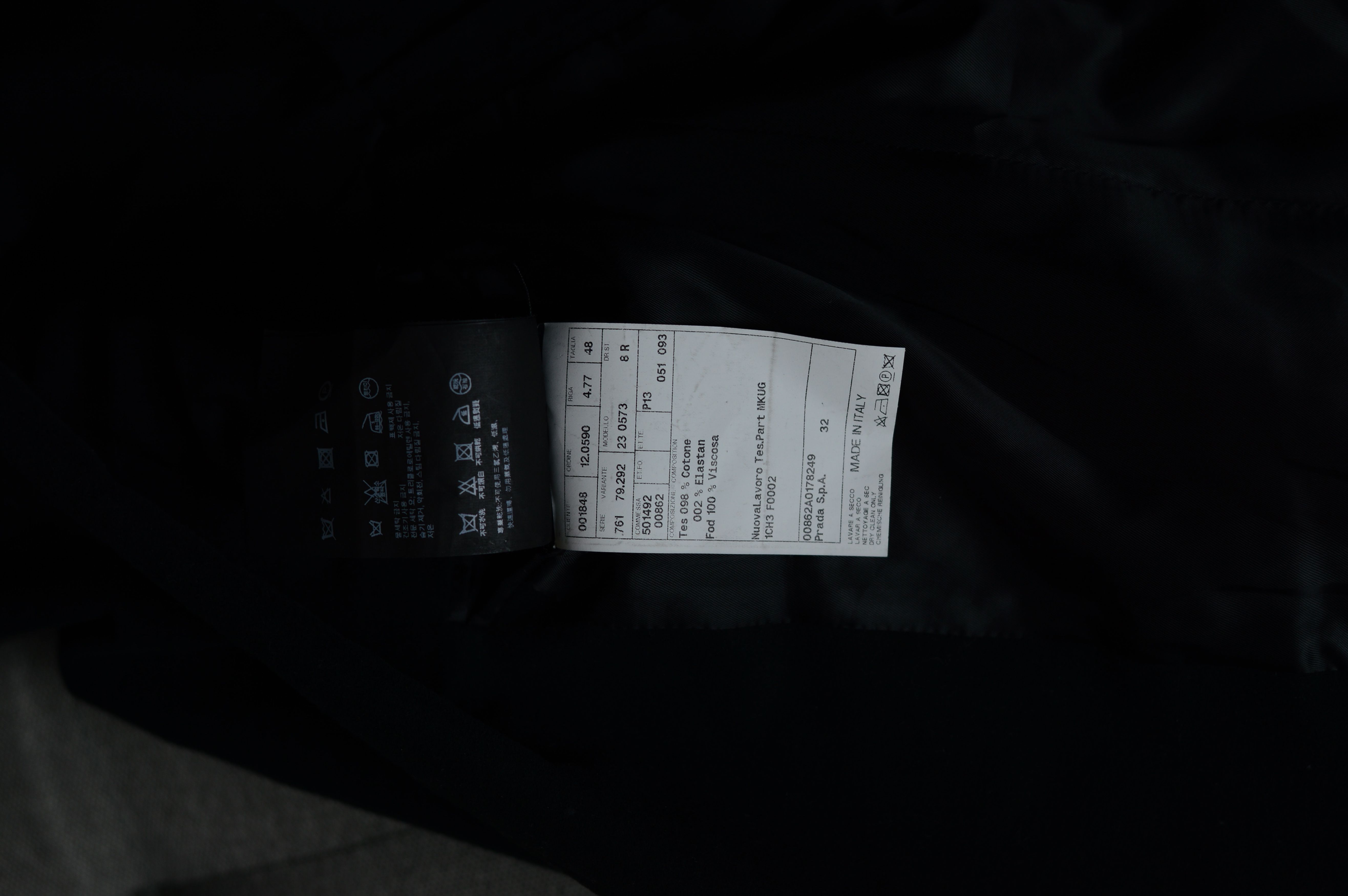 Prada Prada Two Button Black Blazer Size 48R - 12 Thumbnail