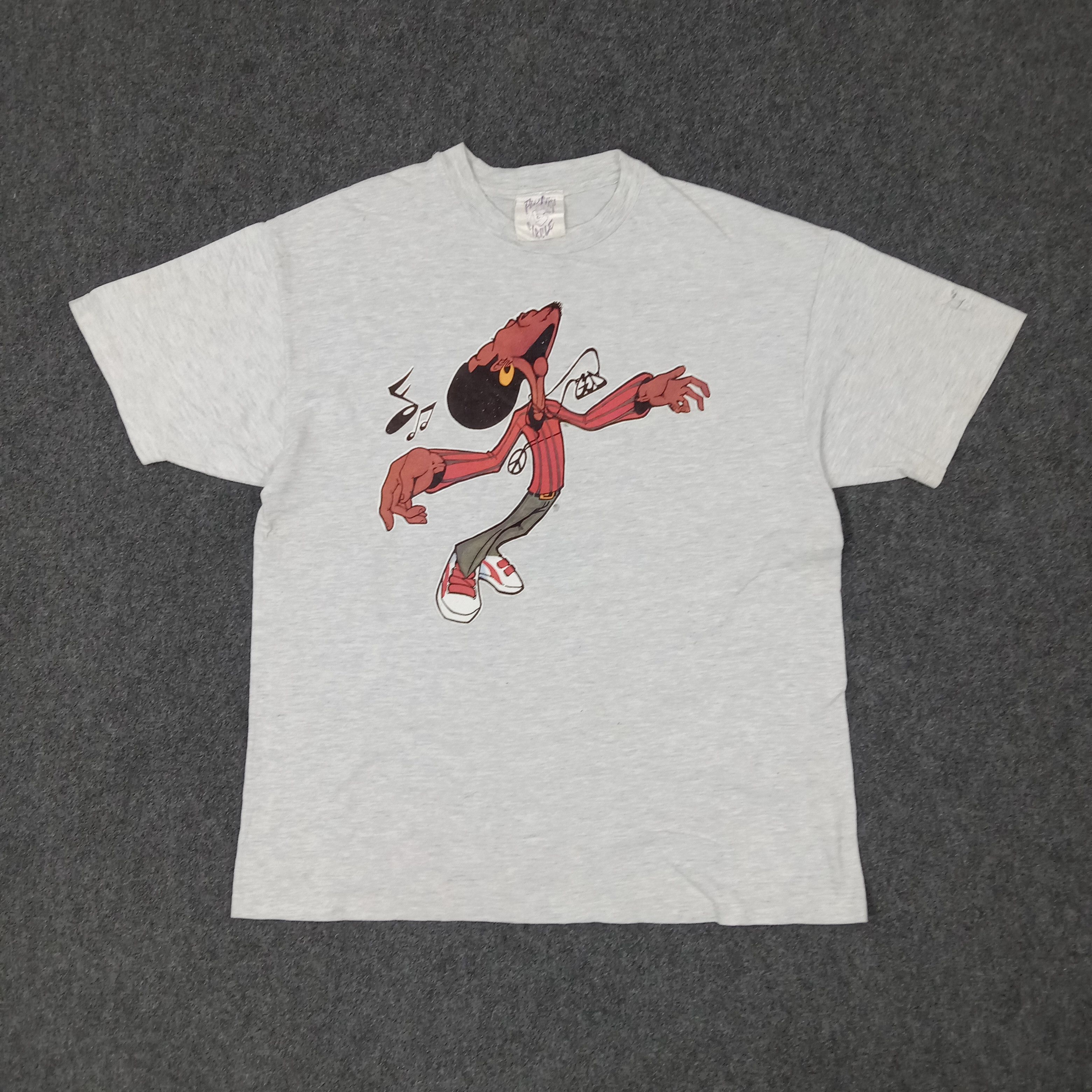 Rap Tees × Vintage Vintage 90's Phunky Circle American Hip Hop Style Tshirt Size US XL / EU 56 / 4 - 1 Thumbnail