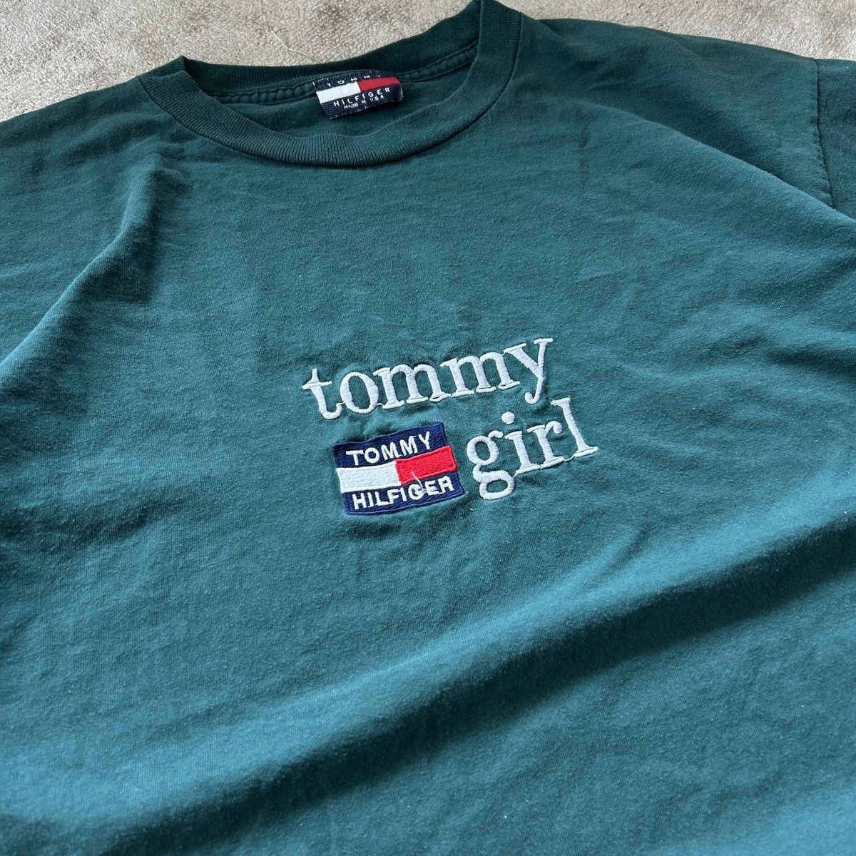 Tommy Hilfiger Tommy Girl Vintage Tee Size US L / EU 52-54 / 3 - 4 Thumbnail
