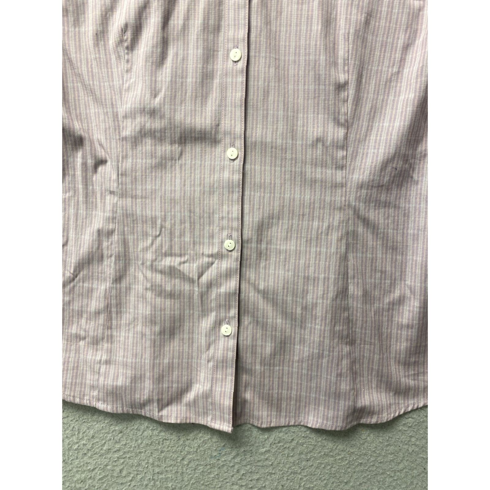 Eddie Bauer Eddie Bauer Shirt Women Purple Long Sleeve Button-Up M Small Check Clothing Womens Medium Purple Check Shirt Size M / US 6-8 / IT 42-44 - 2 Thumbnail