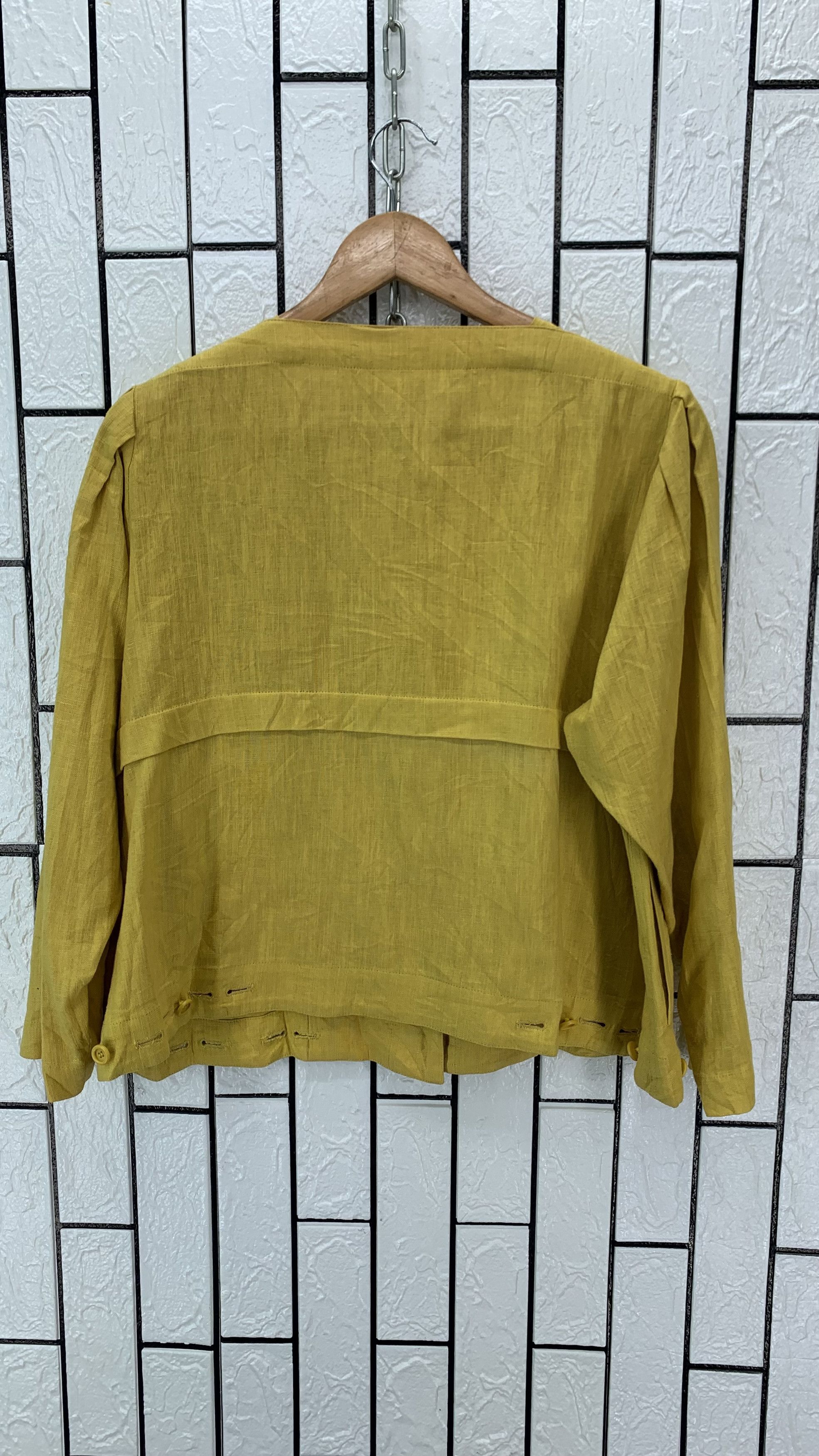 Dior Vintage Christian Dior Lanen Button Hem Size US S / EU 44-46 / 1 - 10 Thumbnail
