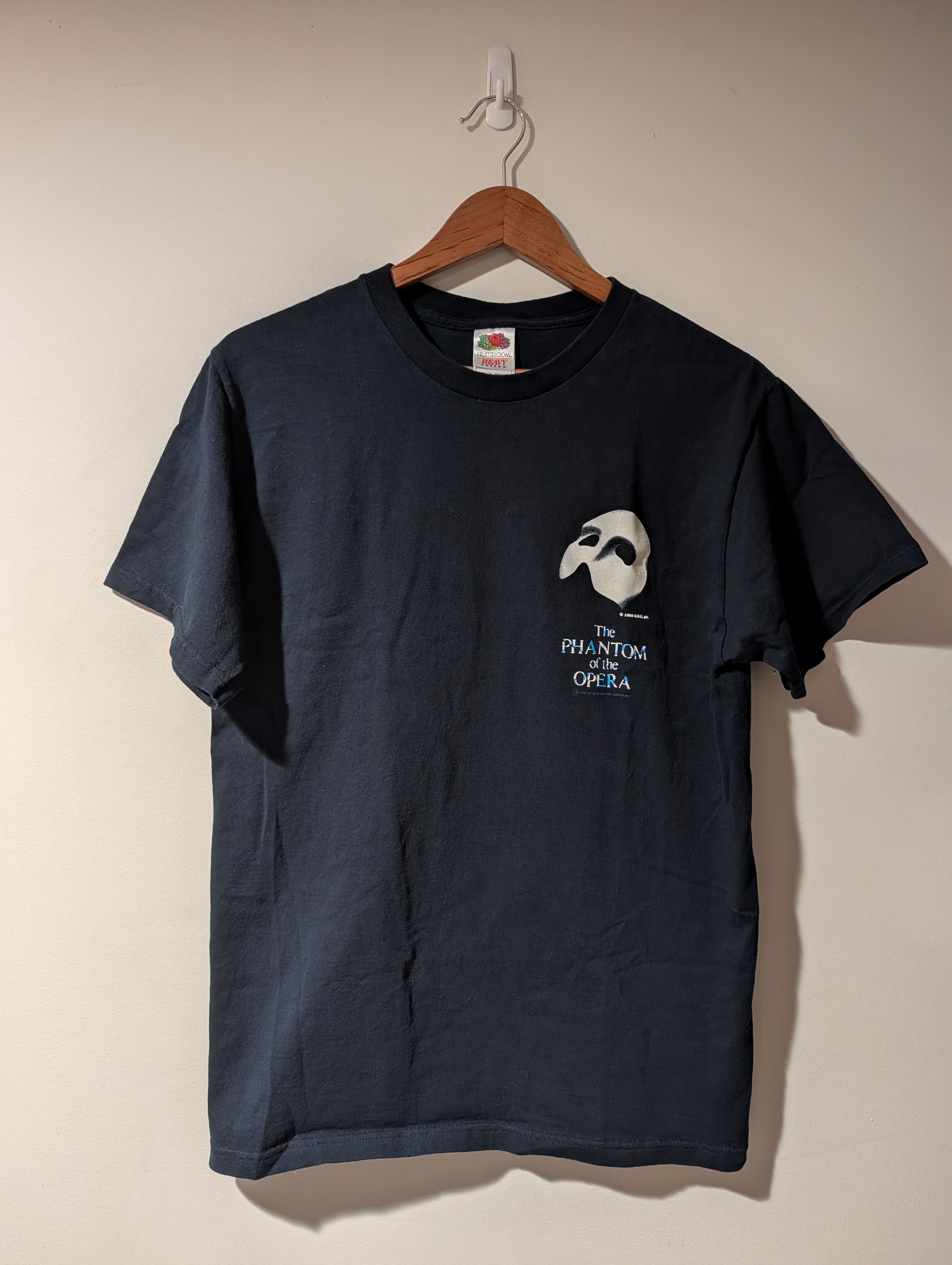 Fruit Of The Loom Vintage Phantom Of The Opera Musical Promo T Shirt Movie Size US M / EU 48-50 / 2 - 1 Thumbnail