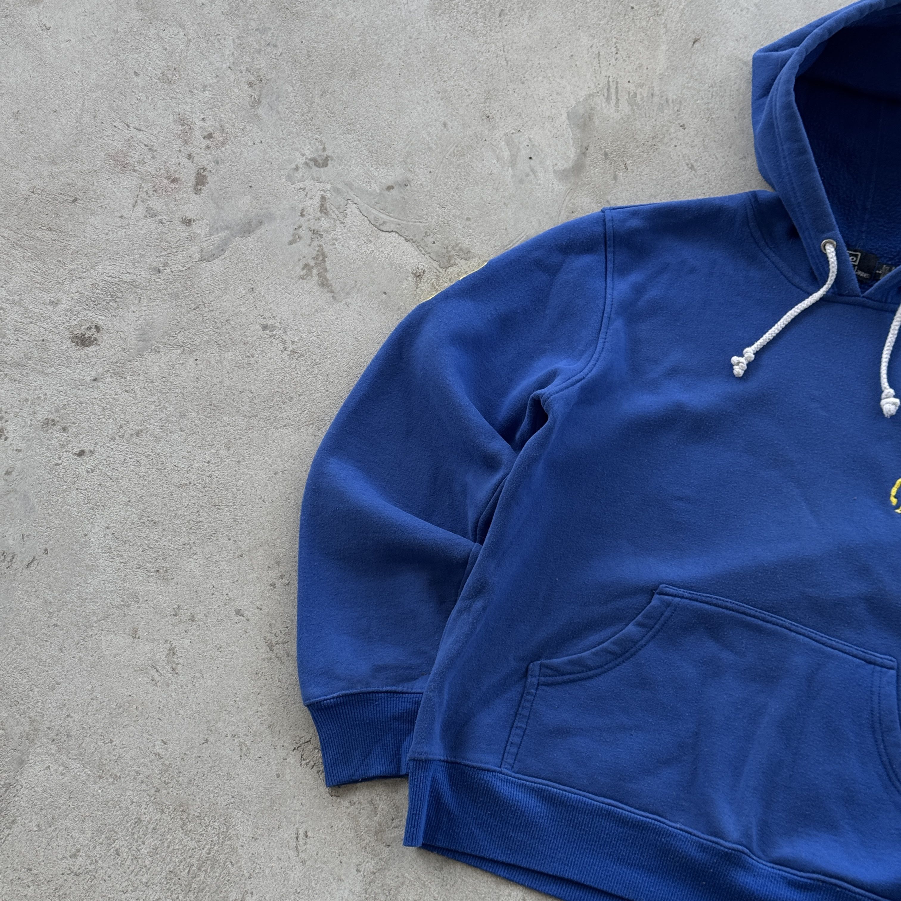Polo Ralph Lauren Polo Ralph Lauren Yellow Big Pony Blue Hoodie Custom Fit L Size US L / EU 52-54 / 3 - 3 Thumbnail