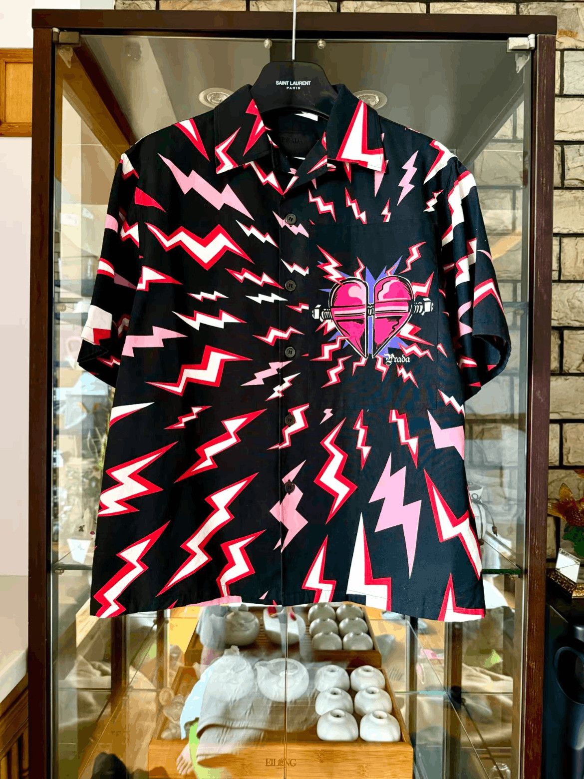 Raf Simons Prada by Raf Simons 19AW Electric Heat Shirt Size US S / EU 44-46 / 1 - 1 Thumbnail
