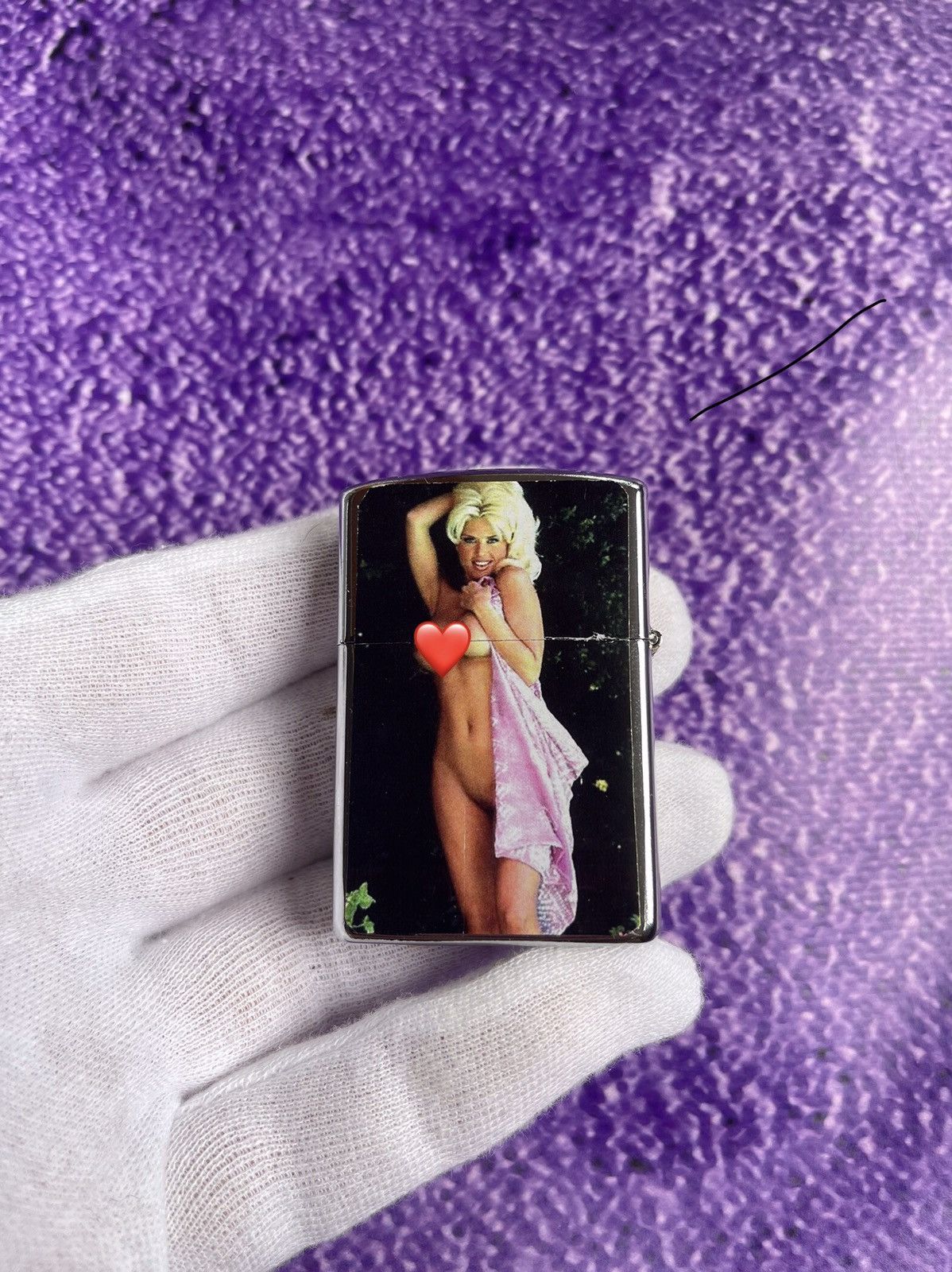 Vintage 00s lighter Girl nude rare item