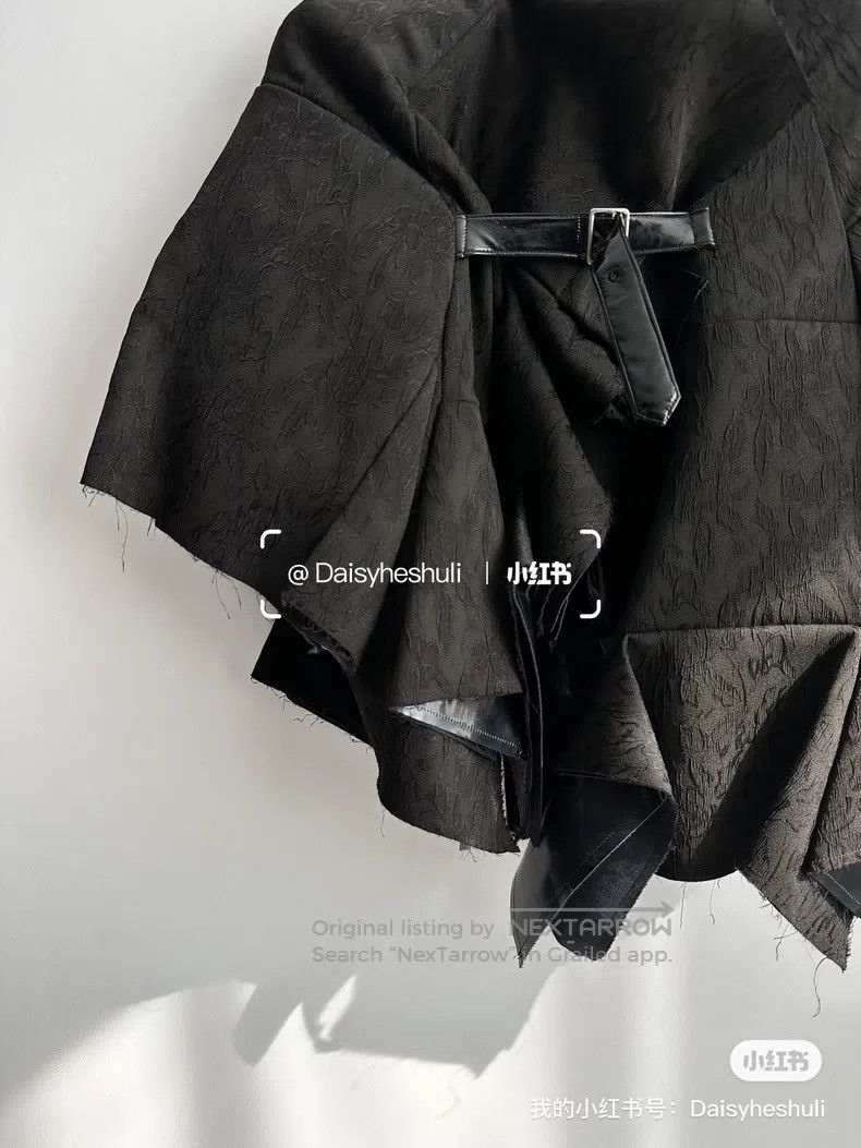 Other Comme Des Garcons Asymmetric patchwork jacket, leather Size S / US 4 / IT 40 - 3 Thumbnail