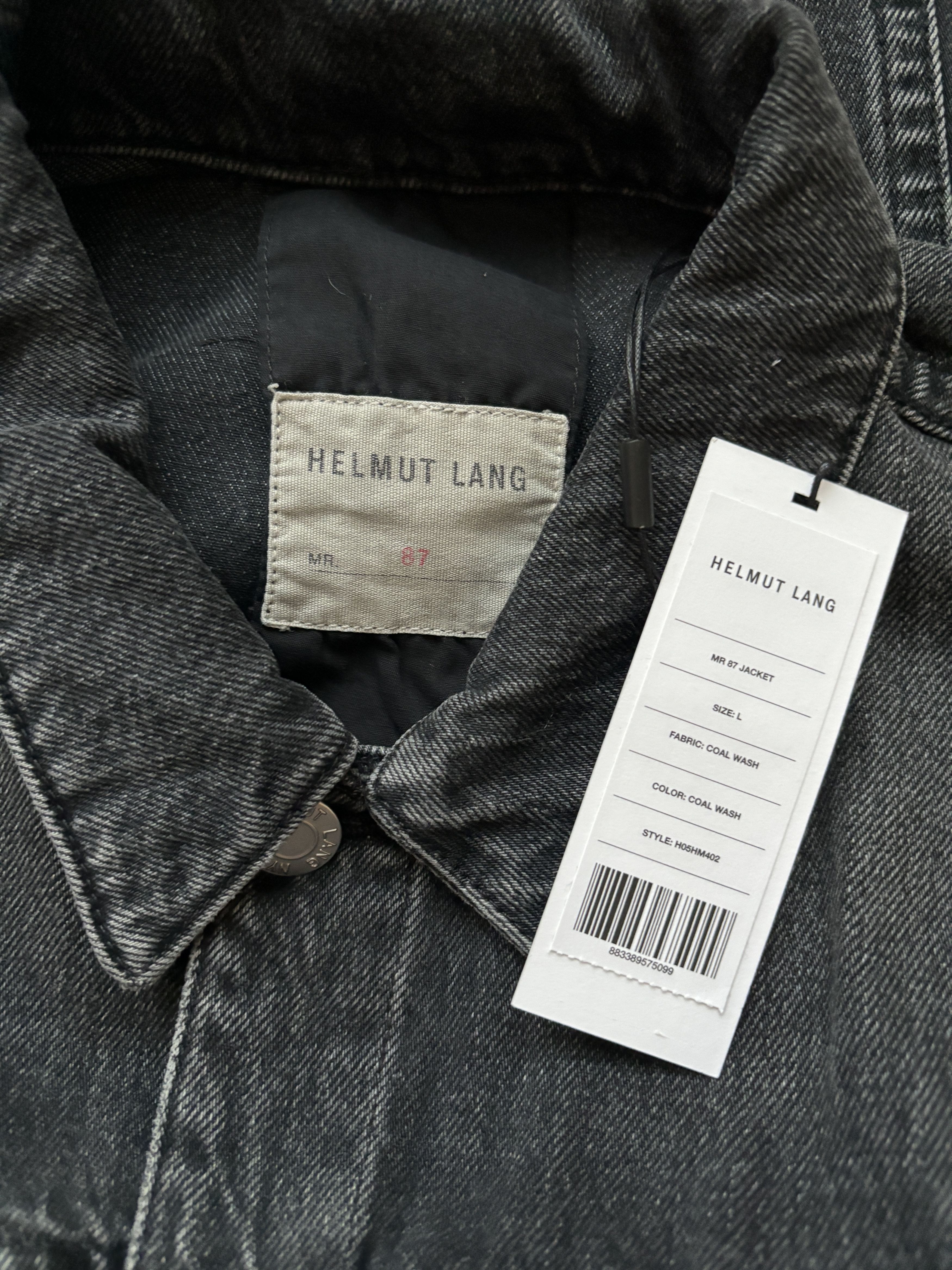 Helmut Lang ⚡️QUICK SALE⚡️Helmut Lang Coal Wash Denim Jean Jacket Size US L / EU 52-54 / 3 - 3 Thumbnail