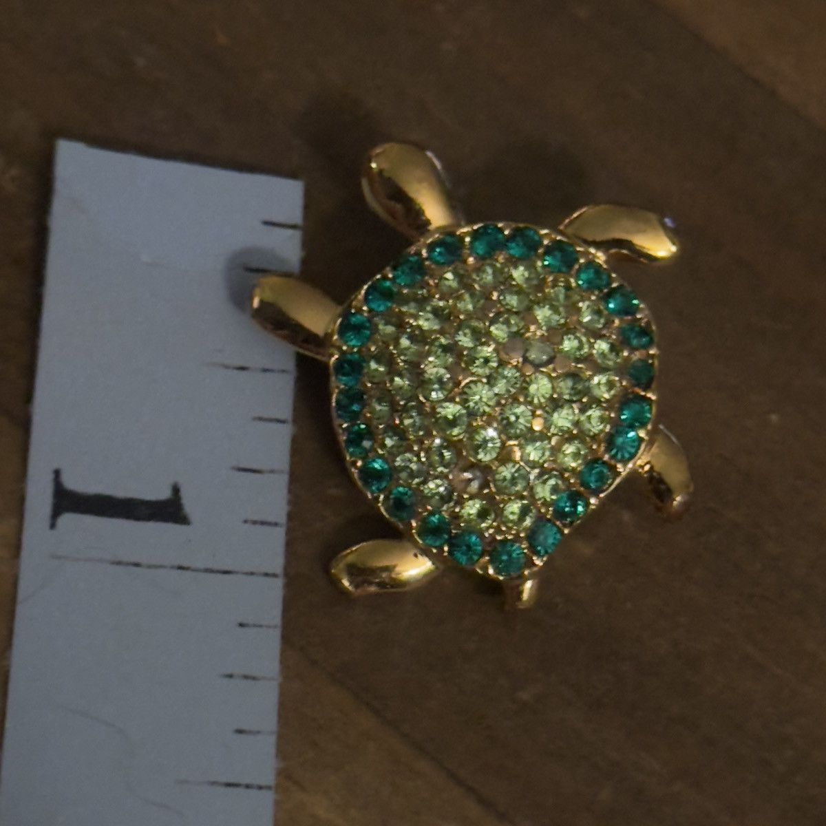 Monet Vintage Monet rhinestone turtle brooch Size ONE SIZE - 2 Thumbnail
