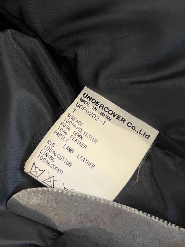 Undercover Undercover High-Quality Leather Sleeve Down Jacket, Size 1 Size US S / EU 44-46 / 1 - 4 Thumbnail
