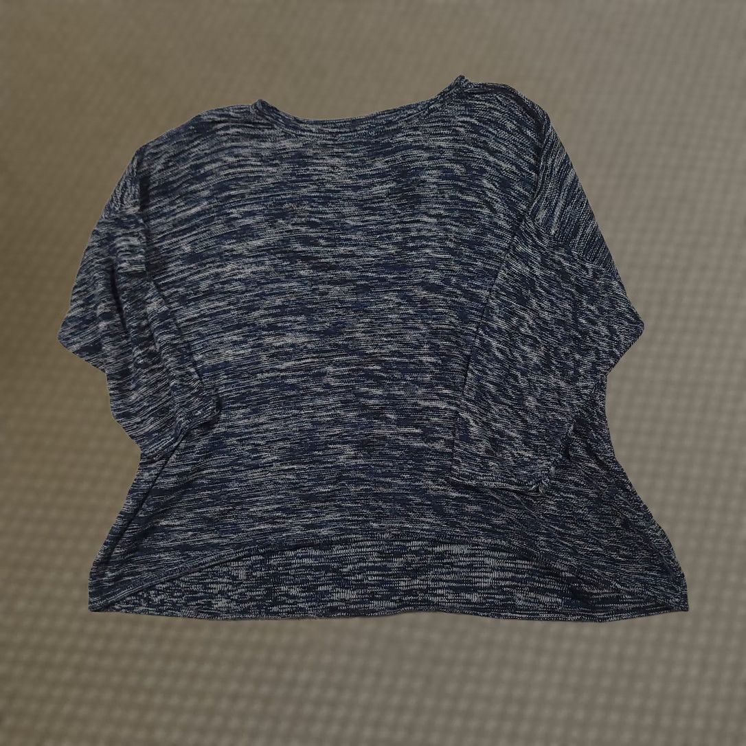 Vintage Cupio Sweater Womens 3X Blue 3/4 Sleeve Boat Neck Pullover Top Size XXL / US 16-18 / IT 52-54 - 1 Thumbnail
