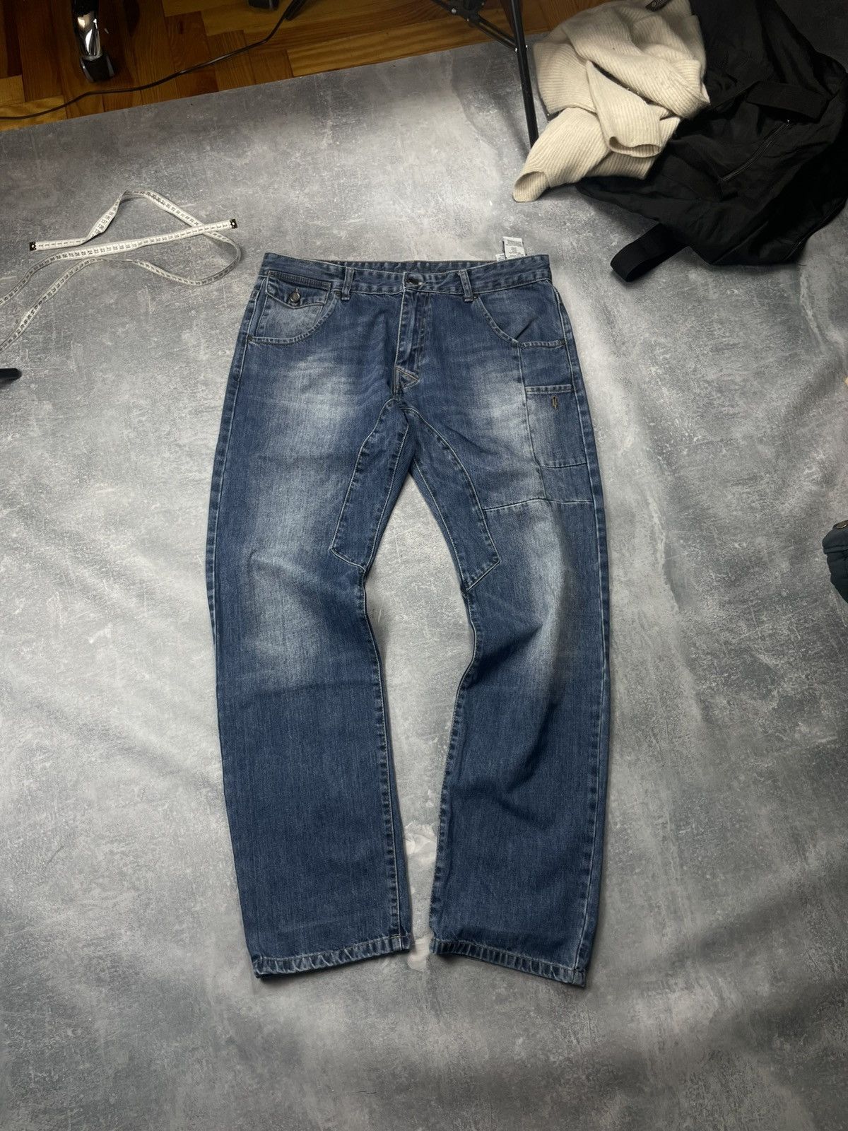 Neighborhood Rare Neighborhood 1997 streetwear denim blue jeans Size US 36 / EU 52 - 3 Thumbnail