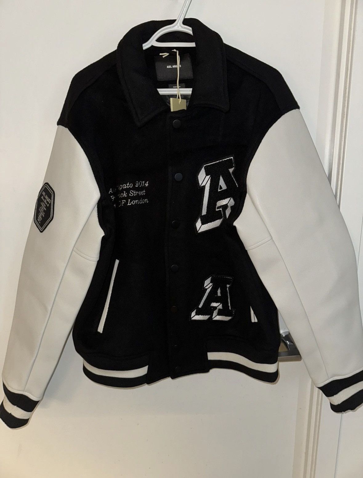Axel Arigato Axel Arigato Illusion Varsity Jacket- Black Size US L / EU 52-54 / 3 - 3 Thumbnail