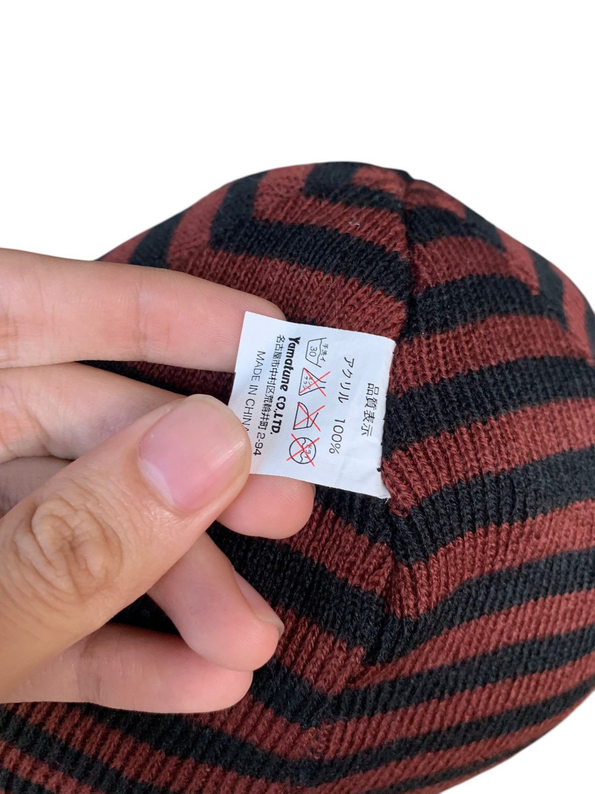 Japanese Brand × Kapital × Vintage STRIPE REVERSIBLE STREETWEAR WINTER SESSIONS BEANIE HATS Size ONE SIZE - 11 Thumbnail