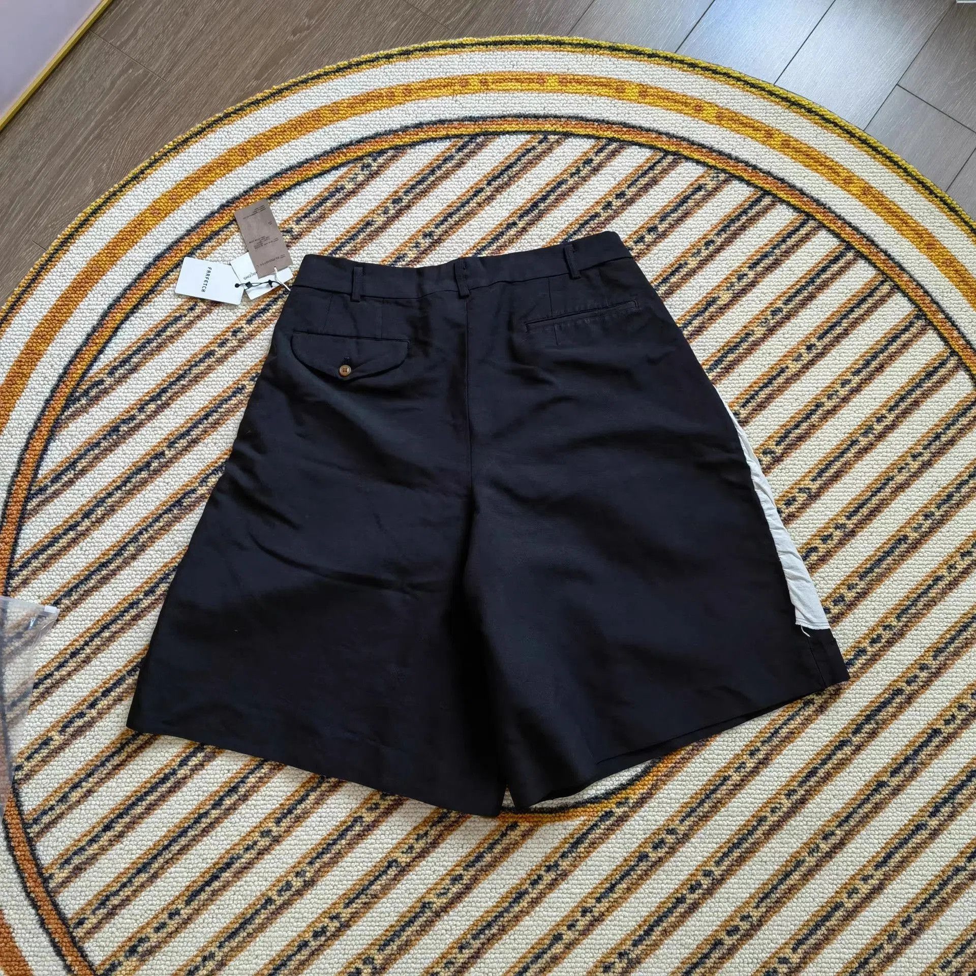 Comme des Garcons Homme Plus Multi Color Casual Shorts with Frayed Hem Size 36. Size US 36 / EU 52 - 2 Thumbnail