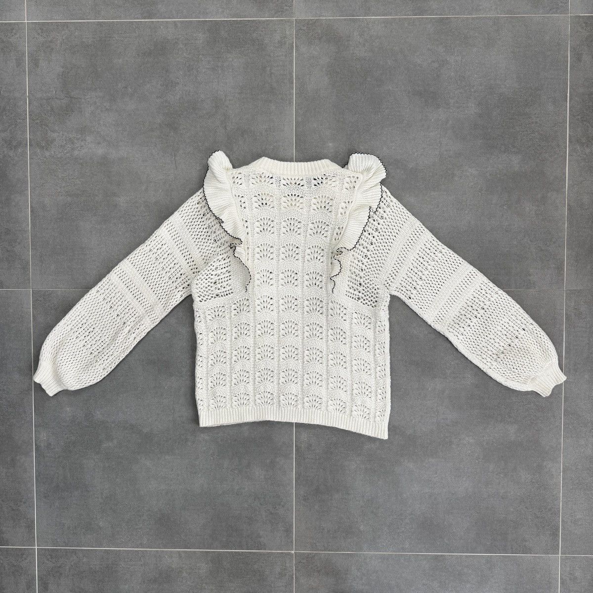 Sezane La Maille Sezane Paris Women Wool Knitted Jumper Sweater Size S / US 4 / IT 40 - 10 Thumbnail