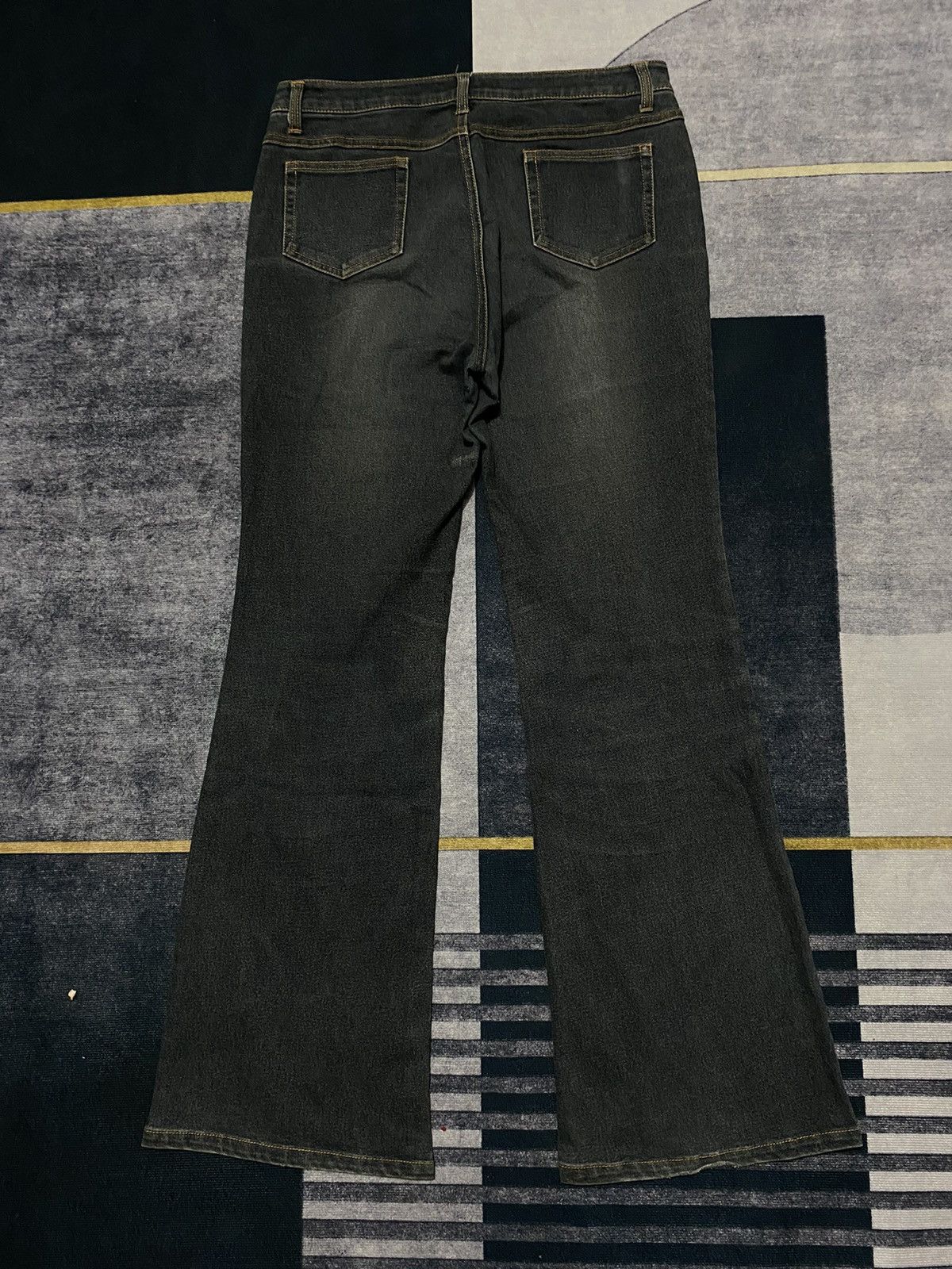 Hysteric Glamour CAROUGE BOOT CUT DENIM PANTS Size US 32 / EU 48 - 3 Thumbnail