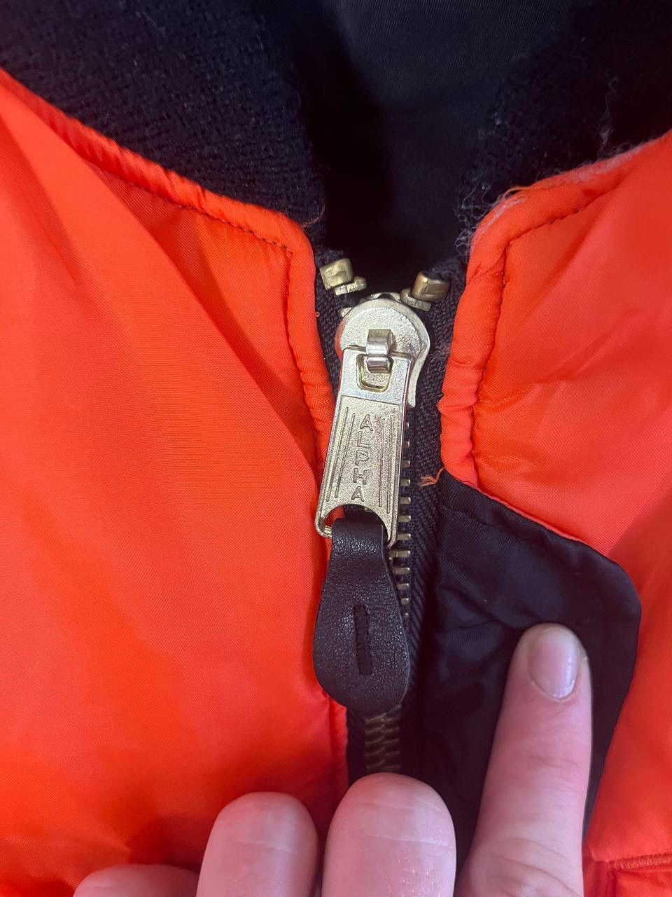 Japanese Brand Alpha Industries Crash thrashed y2k distressed Ma1 vest Size US L / EU 52-54 / 3 - 7 Thumbnail