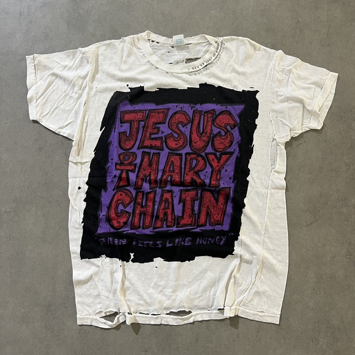 vintage jesus and mary chain tshirt