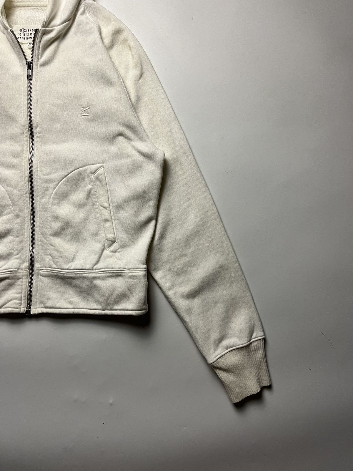Maison Margiela Maison Margiela SS21 Cropped Zip-Up Hoodie Size S / US 4 / IT 40 - 9 Thumbnail