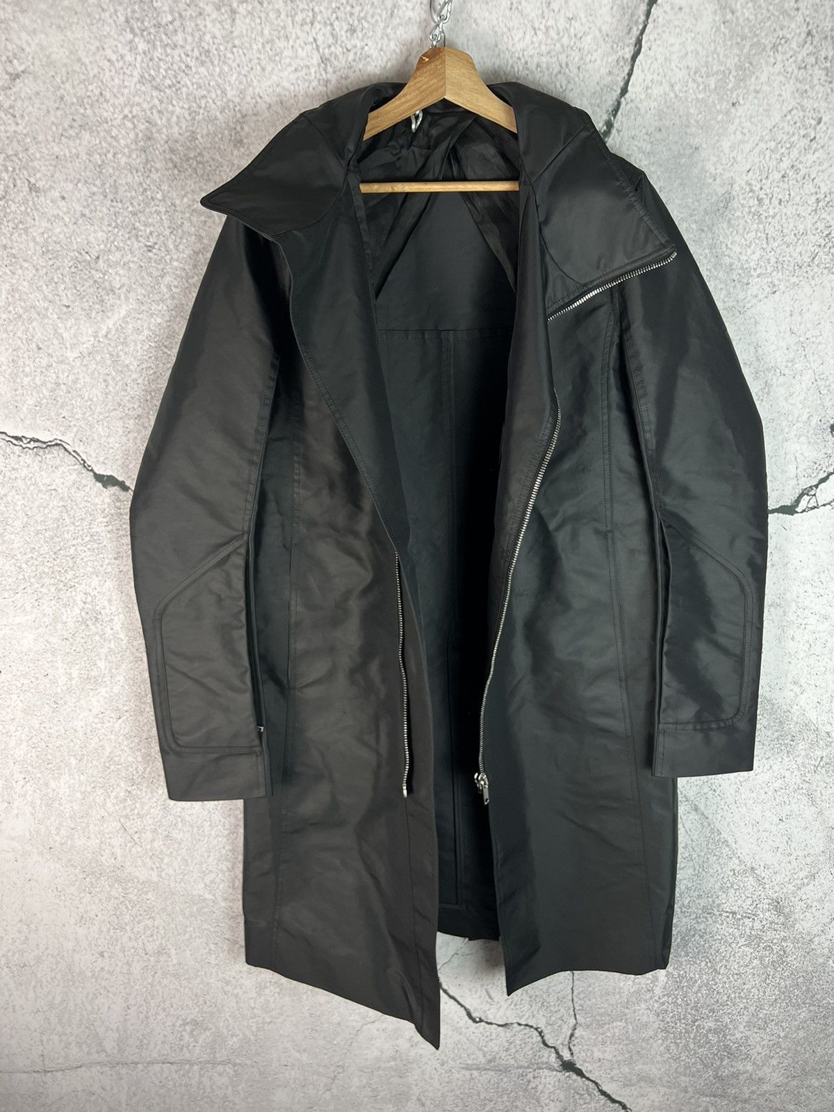 Rick Owens Rick Owens 18 S/S DIRT NYLON COAT 48 NWT Size US M / EU 48-50 / 2 - 10 Thumbnail