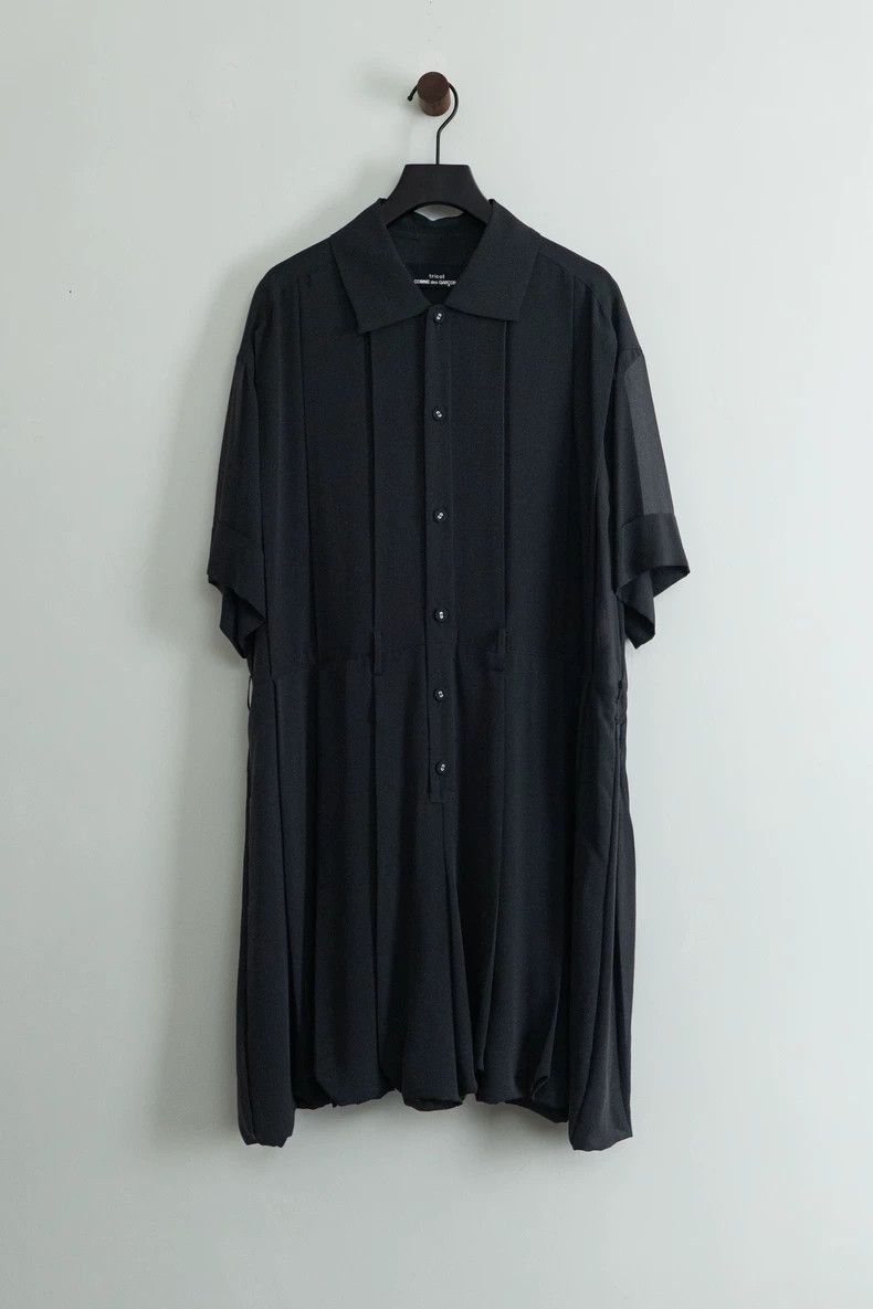 Comme des Garcons Comme des Garcons Black pleated single-breasted cropped sl Size S / US 4 / IT 40 - 3 Thumbnail
