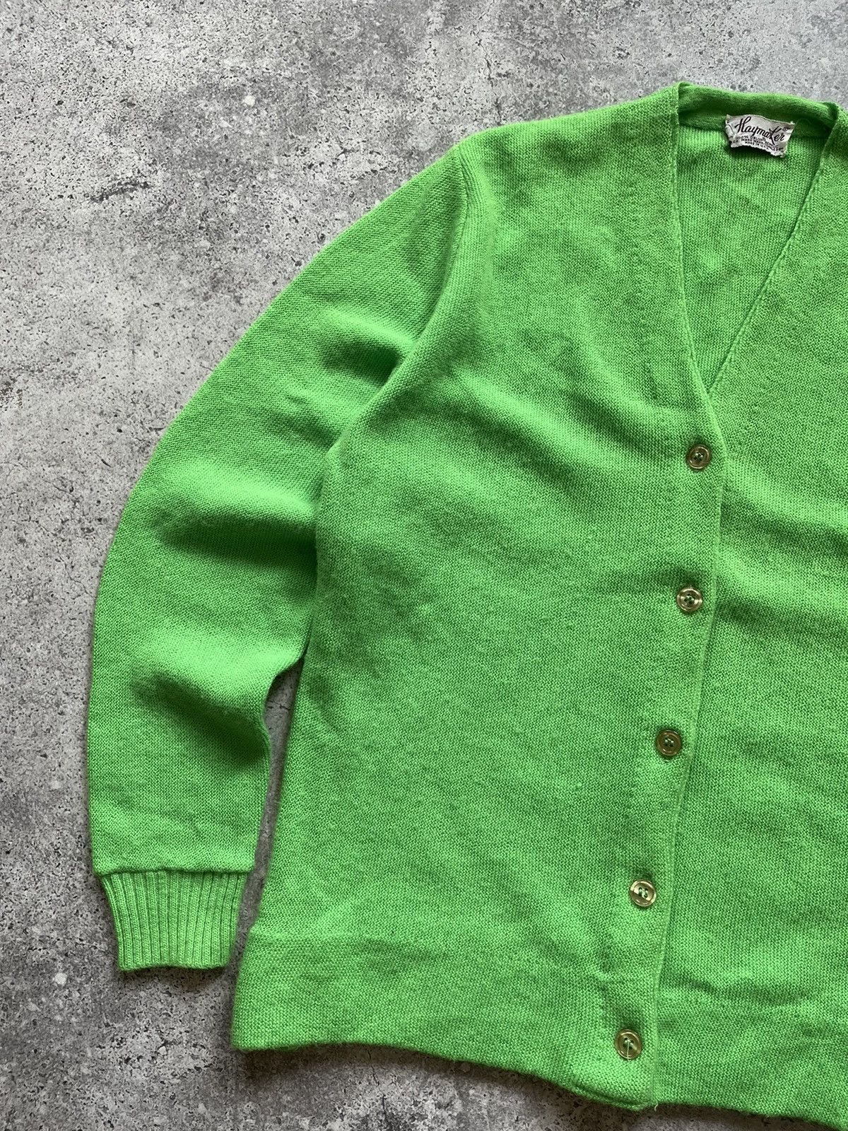 Lacoste × Vintage Vintage 1940s Lacoste Haymaker Green Cardigan Sweater Y2K Size US S / EU 44-46 / 1 - 3 Thumbnail