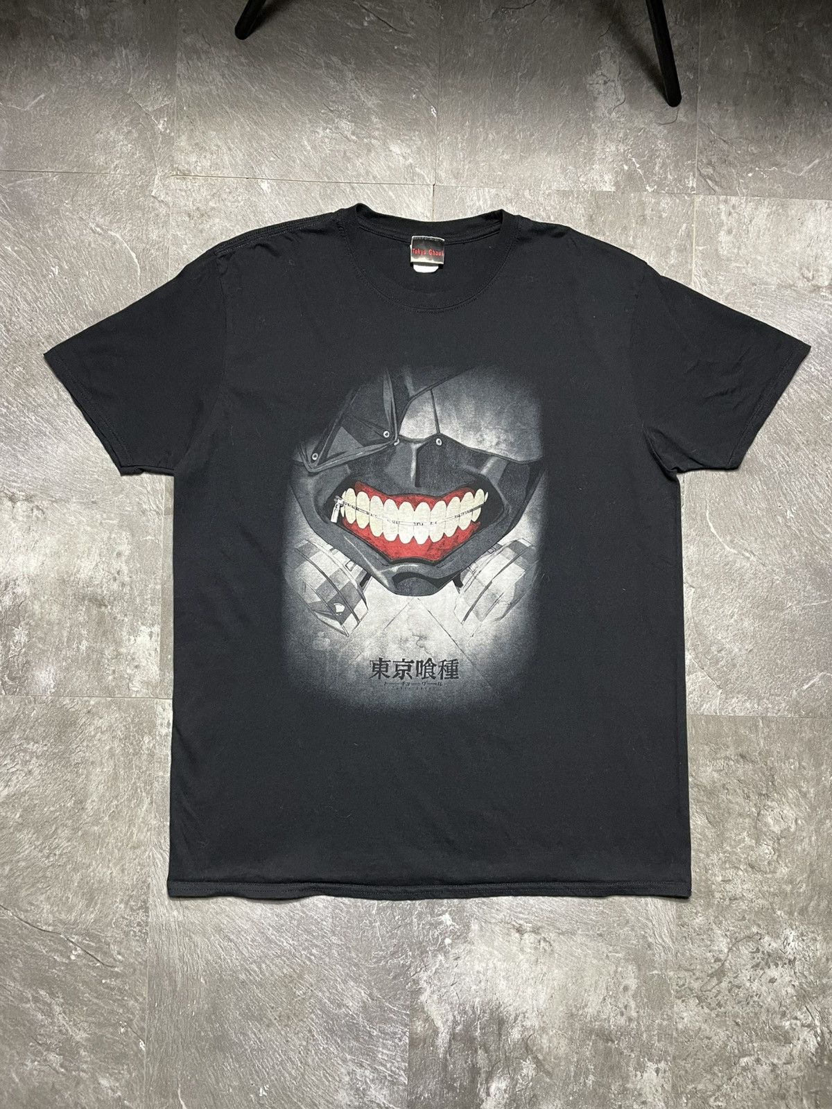 Anime Vintage Y2K Tokyo Ghoul Amazing Kaneki Mask T Shirt 74 Size US XL / EU 56 / 4 - 1 Thumbnail