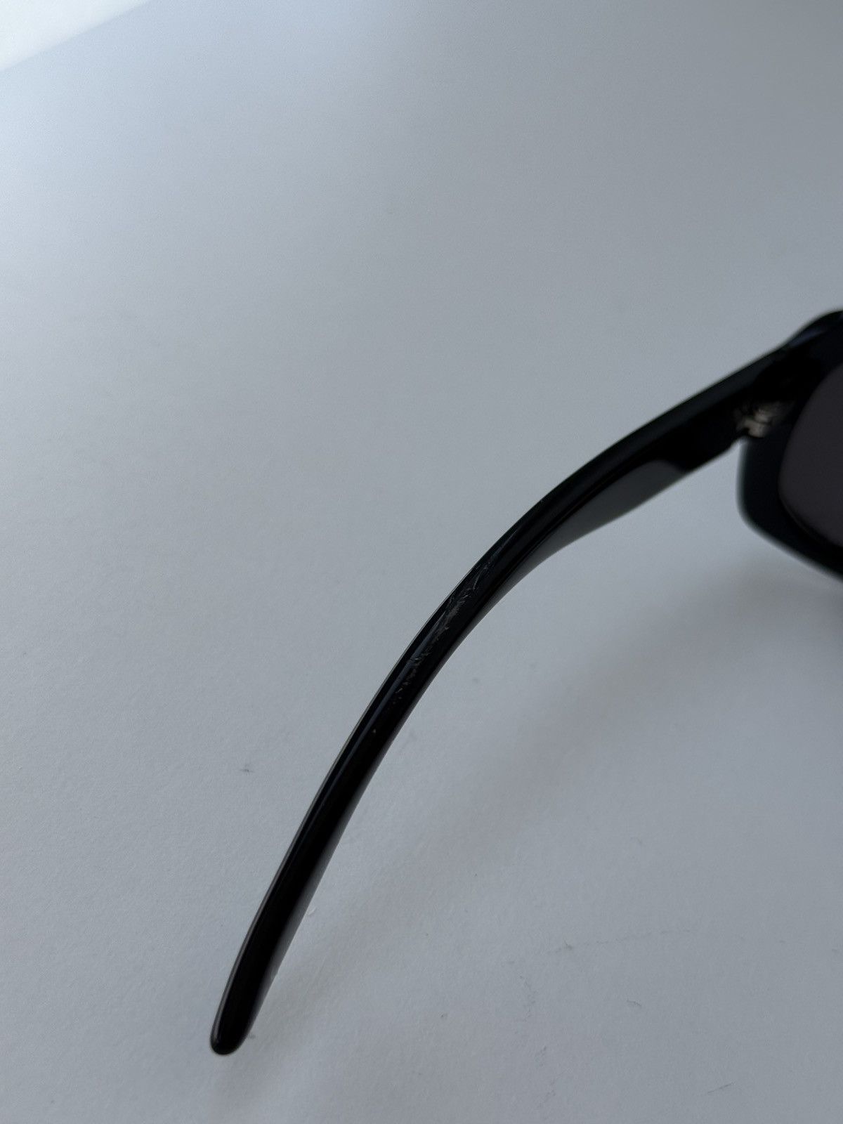 Dior Christian Dior Glossy 2 Black Oval Wrap Sunglasses 58-19 Size ONE SIZE - 13 Thumbnail