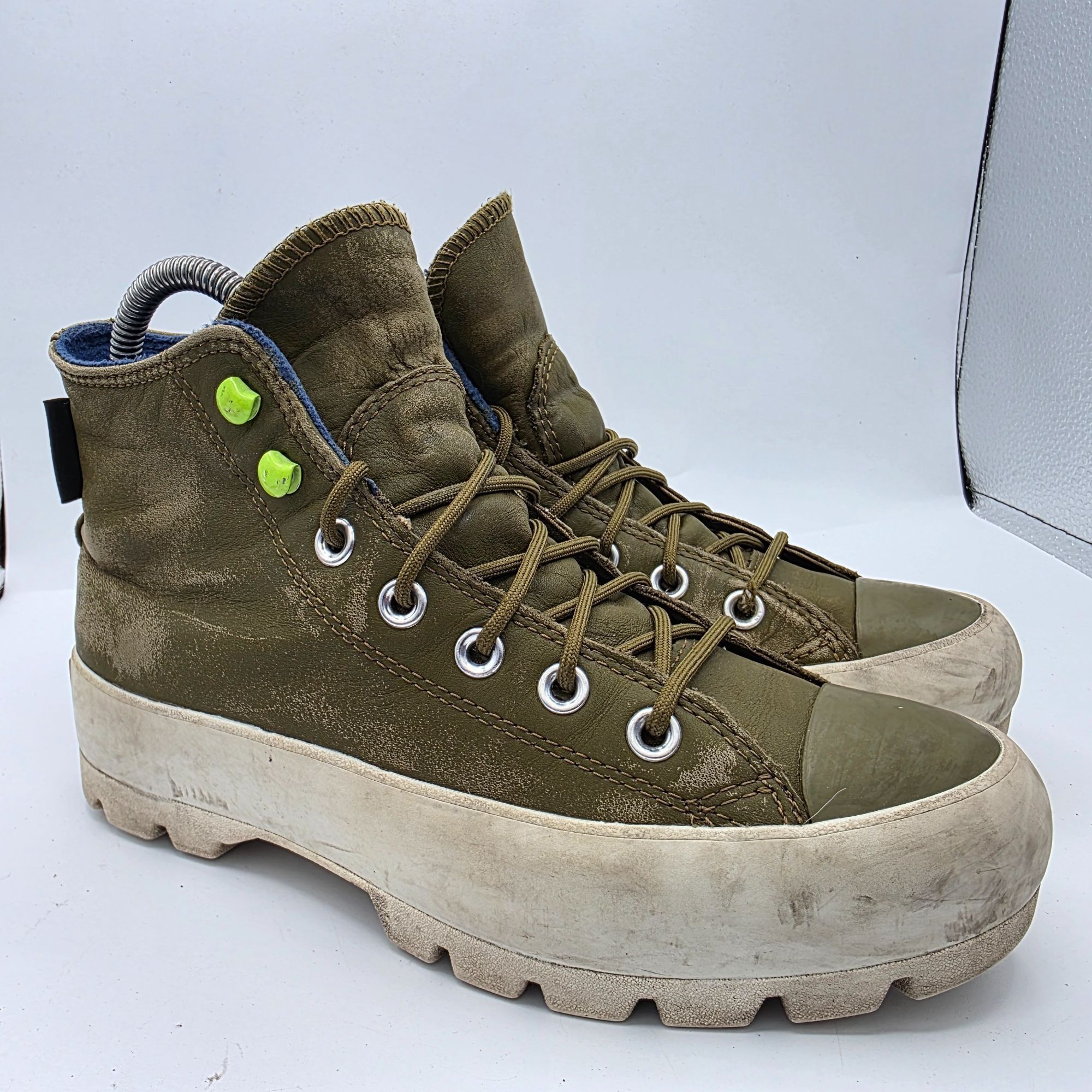 Converse All Star Lugged GTX Womens Size Olive Green Sho