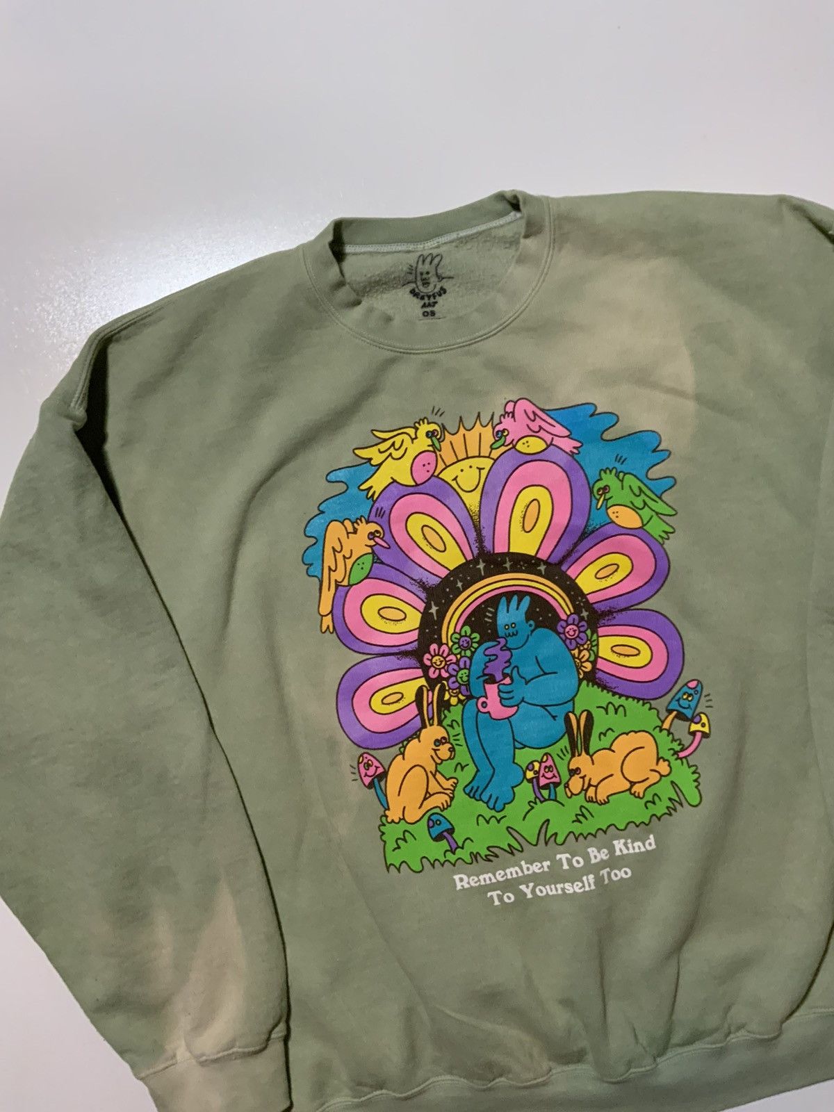 Other Dreyfus Art Remember To Be Kind To Yourself Too Sweatshirt Size US XL / EU 56 / 4 - 4 Thumbnail