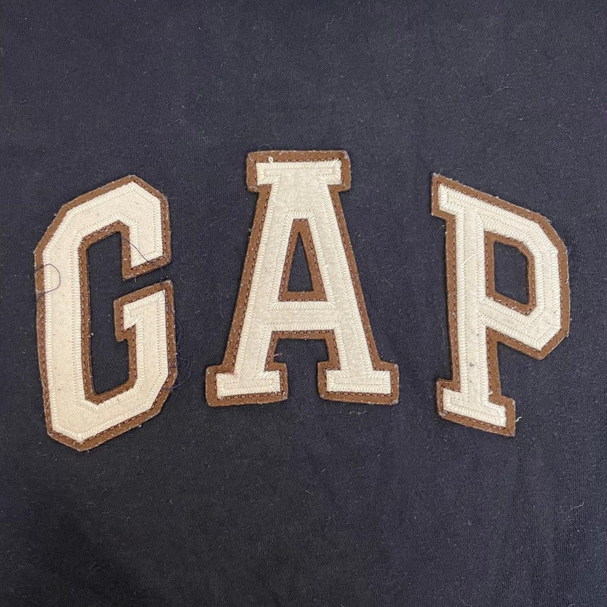 Gap Gap Navy Hoodie Big Logo Sportswear Size S / US 4 / IT 40 - 4 Thumbnail