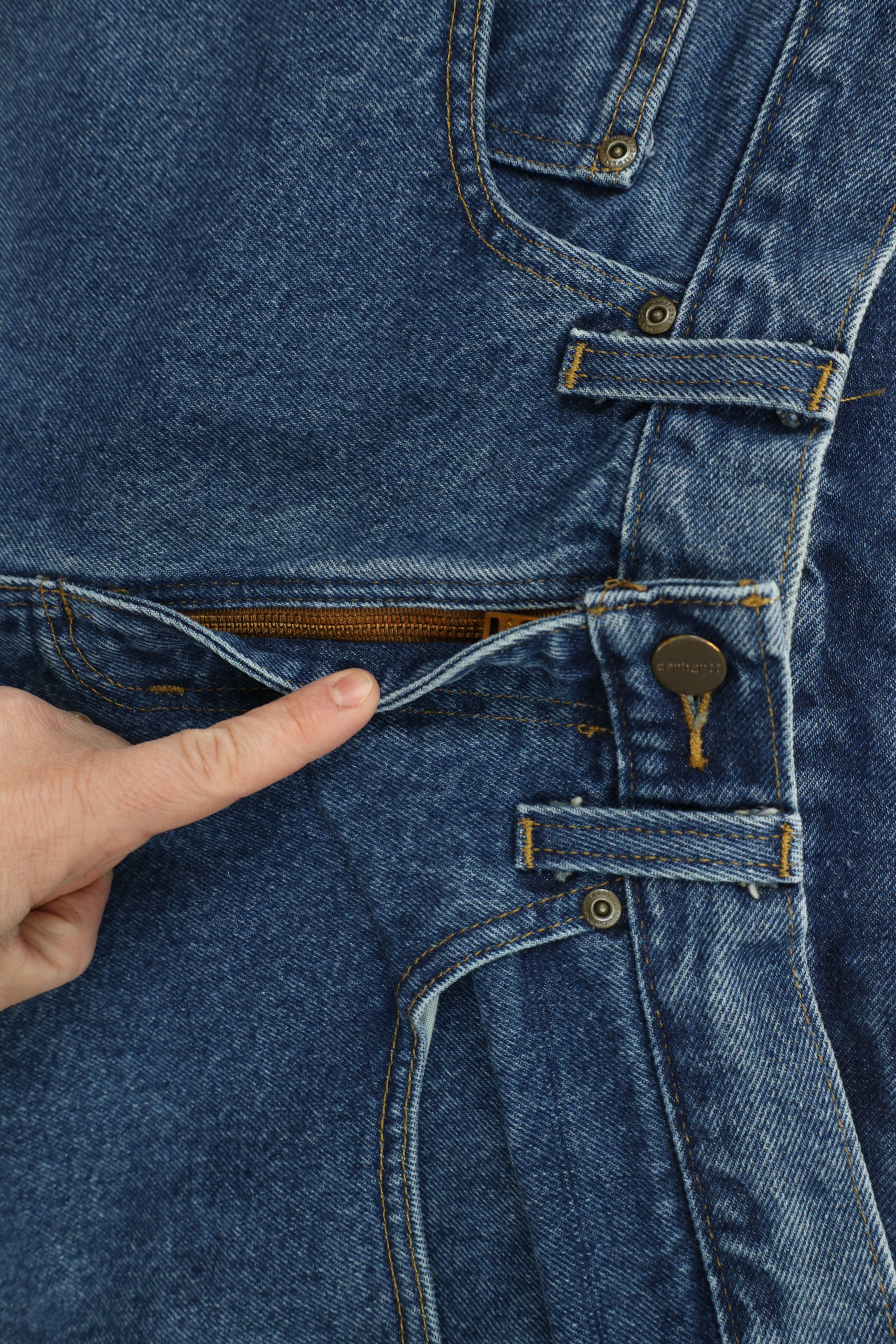 Carhartt × Vintage Vintage Y2K Carhartt Spell Relaxed Fit Wide Leg Denim Jeans Size US 34 / EU 50 - 6 Thumbnail