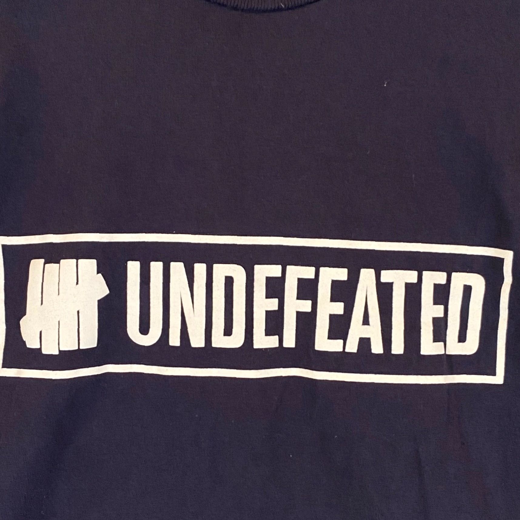 Undefeated Undefeated Shirt Mens Medium Navy Blue Streetwear Long Sleeve Crew Neck Cotton T-Shirt Size US M / EU 48-50 / 2 - 4 Thumbnail