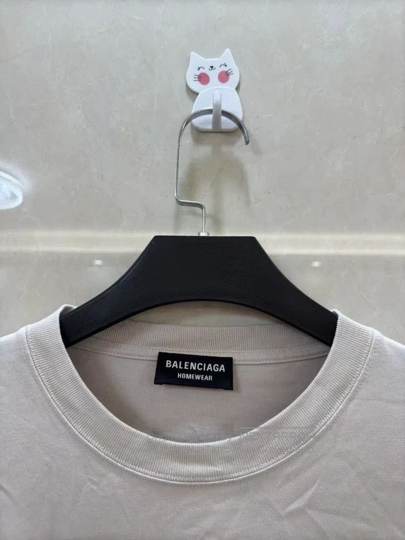 Balenciaga Balenciaga Resort Embroidery Logo Tee M. Size US M / EU 48-50 / 2 - 2 Thumbnail