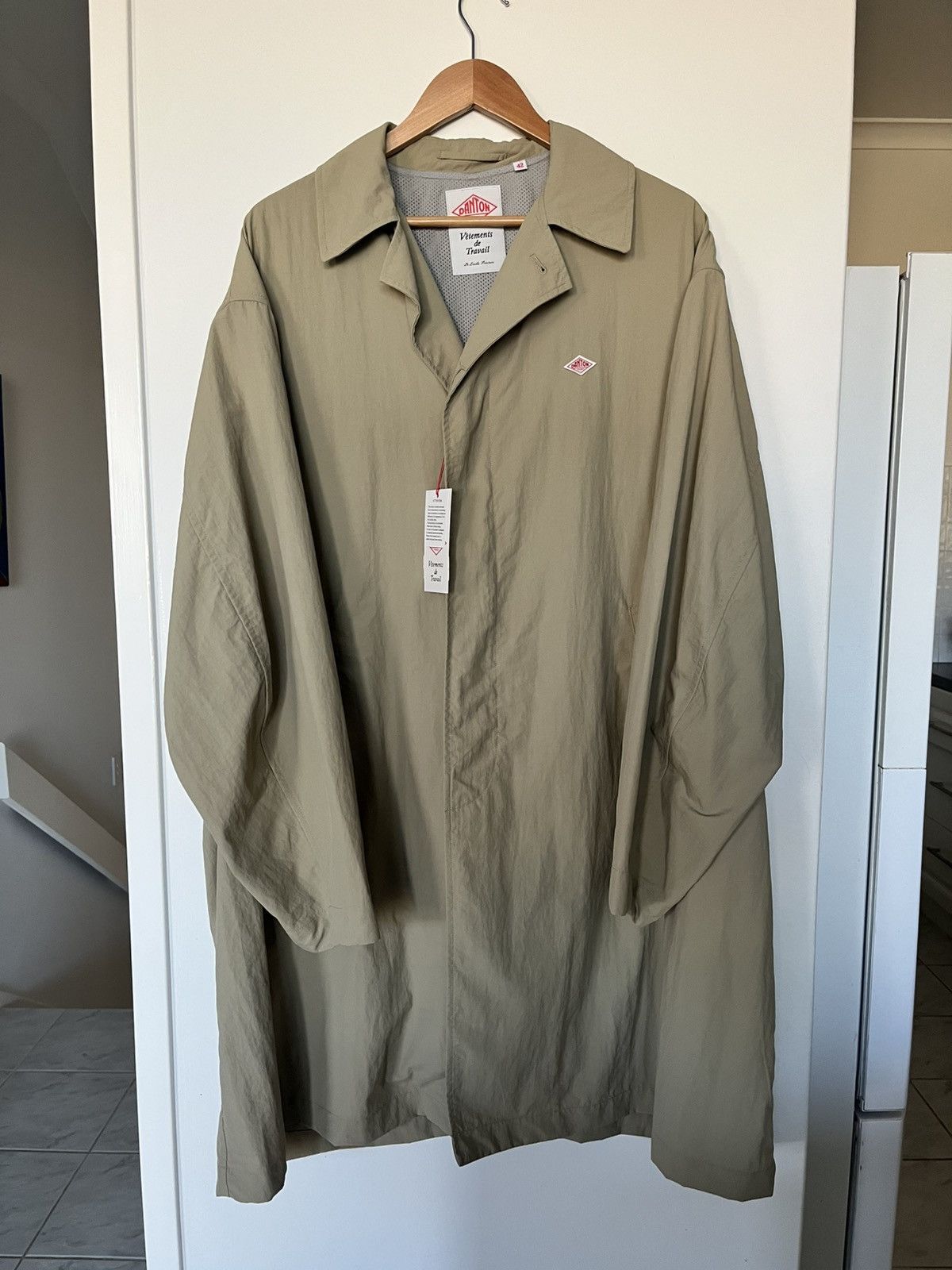 Danton DANTON NYLON COAT BEIGE Size US XS / EU 42 / 0 - 2 Thumbnail
