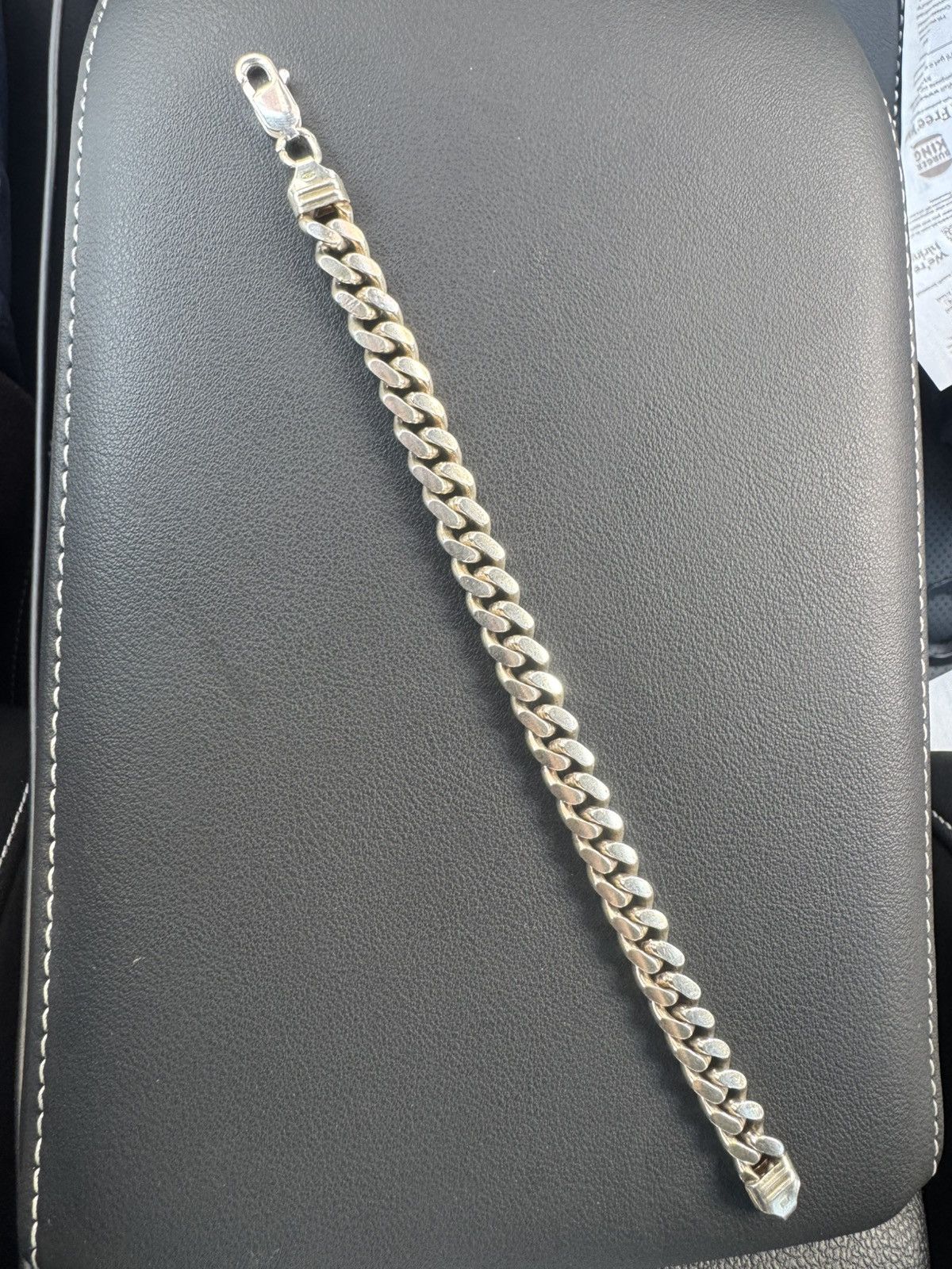 Other 36G .925 SILVER CUBAN LINK BRACELET 8-INCH Size ONE SIZE - 2 Thumbnail