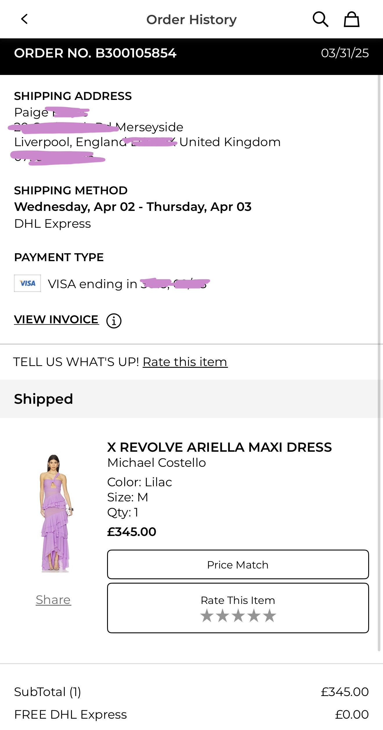 Other Michael Costello Revolve Ariella Maxi Dress in Lilac Size M Size M / US 6-8 / IT 42-44 - 3 Thumbnail