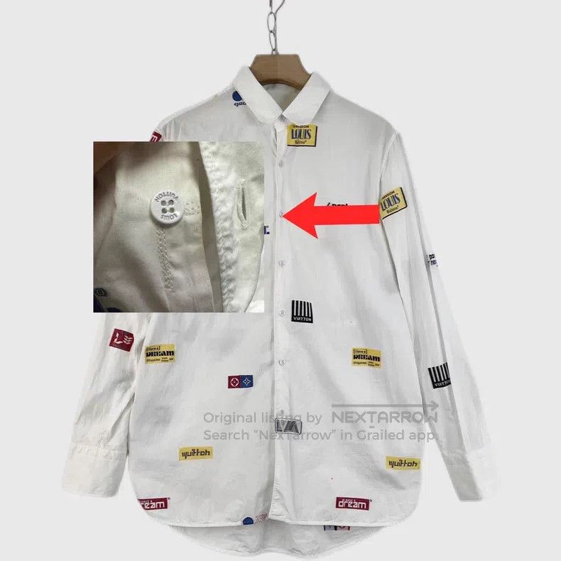 Louis Vuitton Louis Vuitton DNA Logo Barrage Shirt Size US XS / EU 42 / 0 - 7 Thumbnail