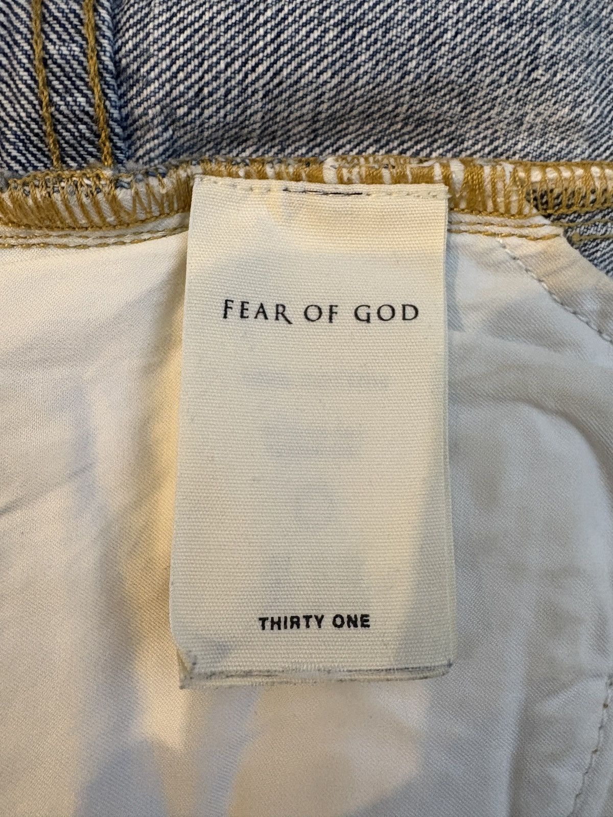 Fear of God 5th collection denim short Size US 31 - 8 Thumbnail