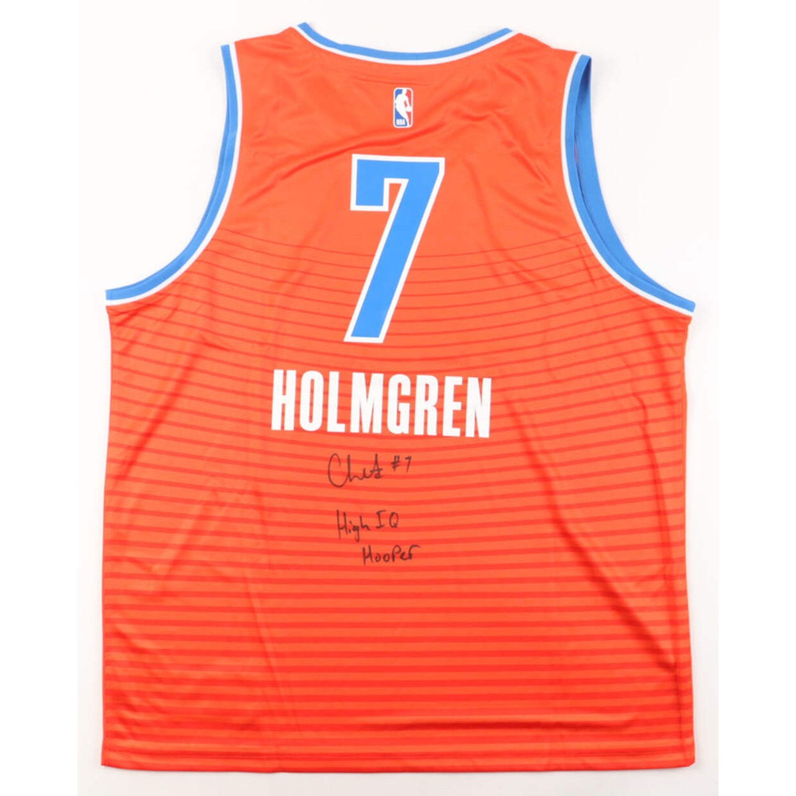 NBA Chet Holmgren Signed Thunder Jersey NBA Beckett & Ho Size US XL / EU 56 / 4 - 1 Thumbnail